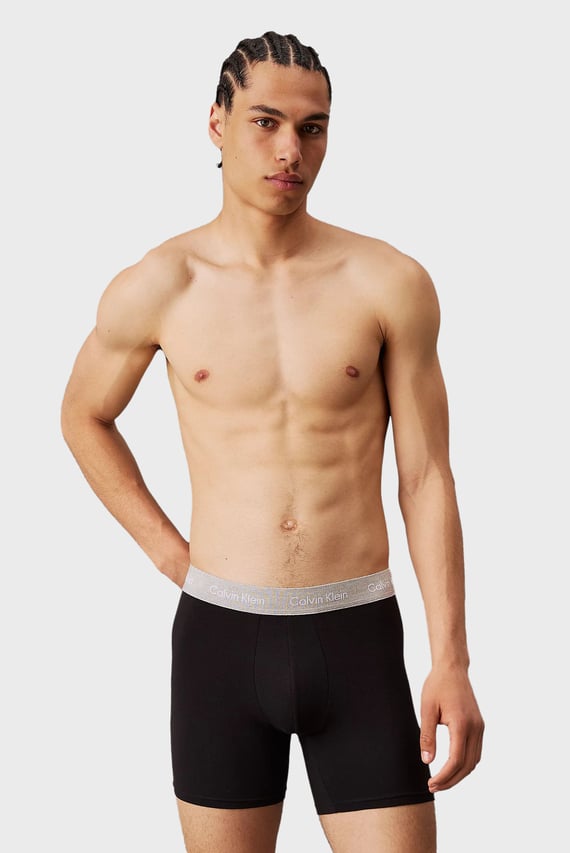 Мужские черные боксеры (3 шт) BOXER BRIEF Calvin Klein