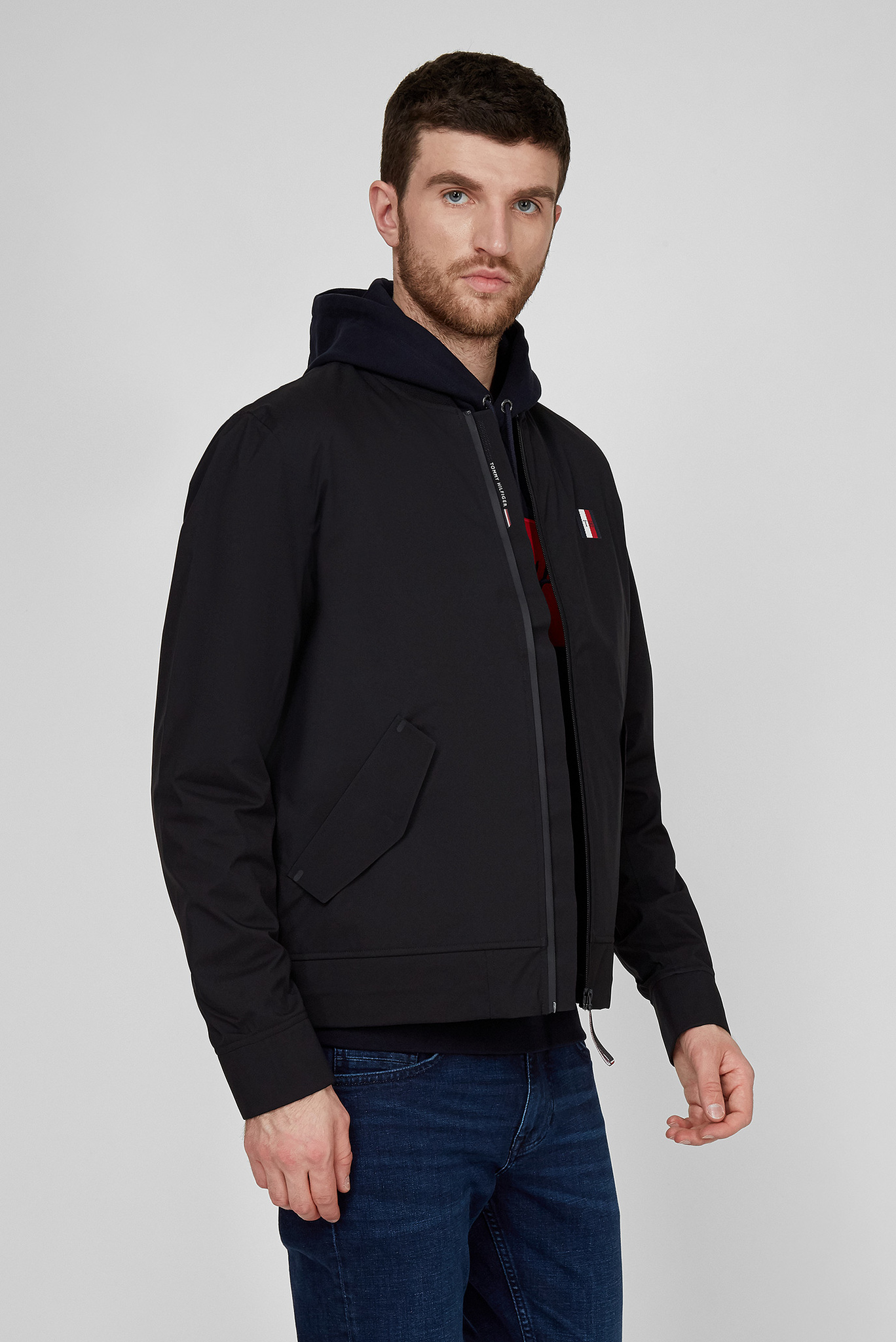 Мужская черная куртка MODERN ESSENTIALS BOMBER 3