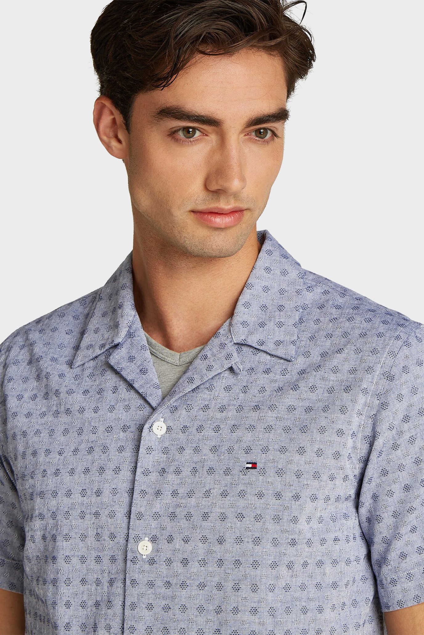 Рубашка с коротким рукавом COTTON LINEN DOBBY SS RF SHIRT 4