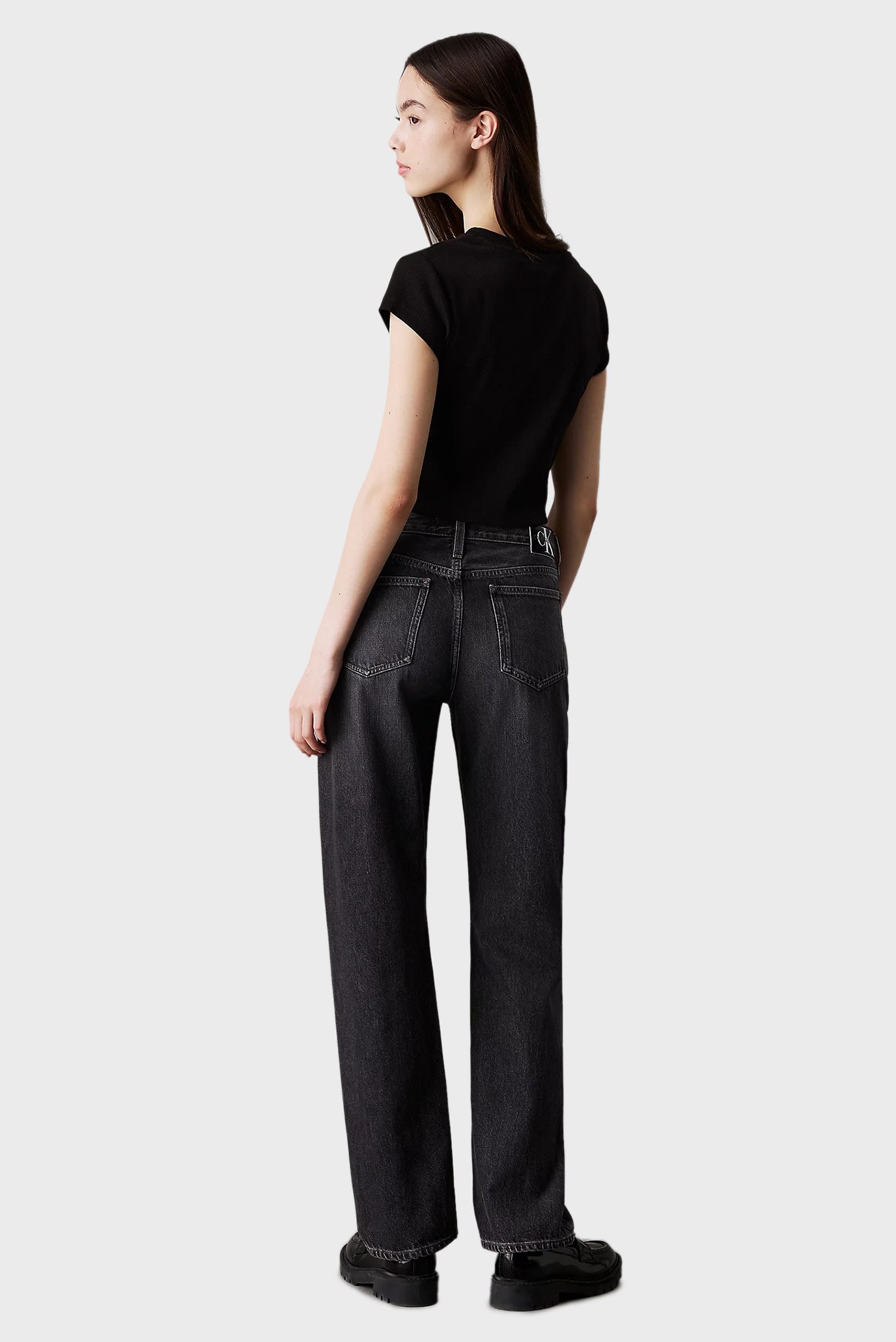 Футболка WOVEN LABEL RIB BABY TEE 3