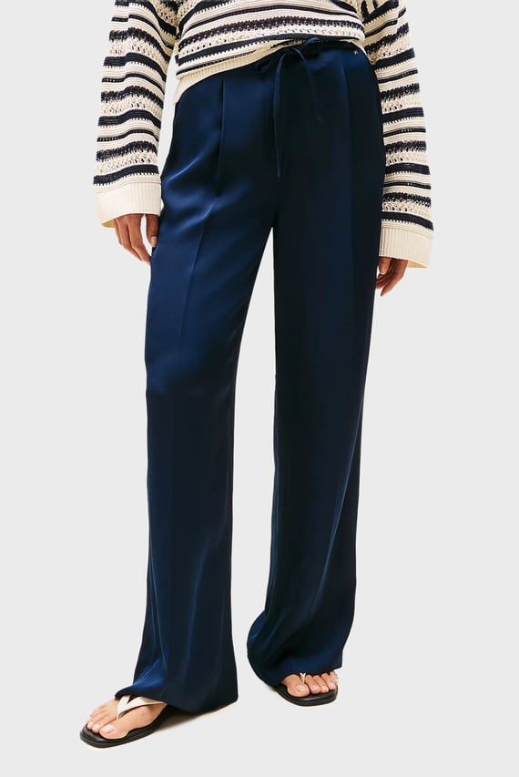 Штаны/SATEEN TIE RLXD STRAIGHT PANTS
