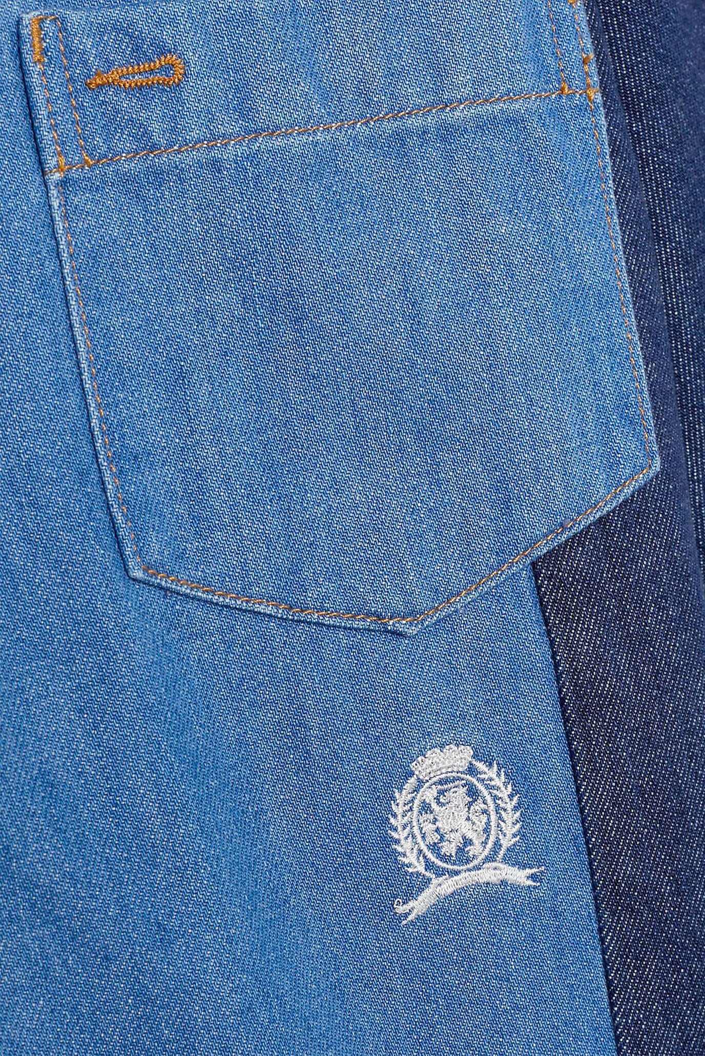 Рубашка с коротким рукавом THC DENIM PANELLED SS SHIRT 5