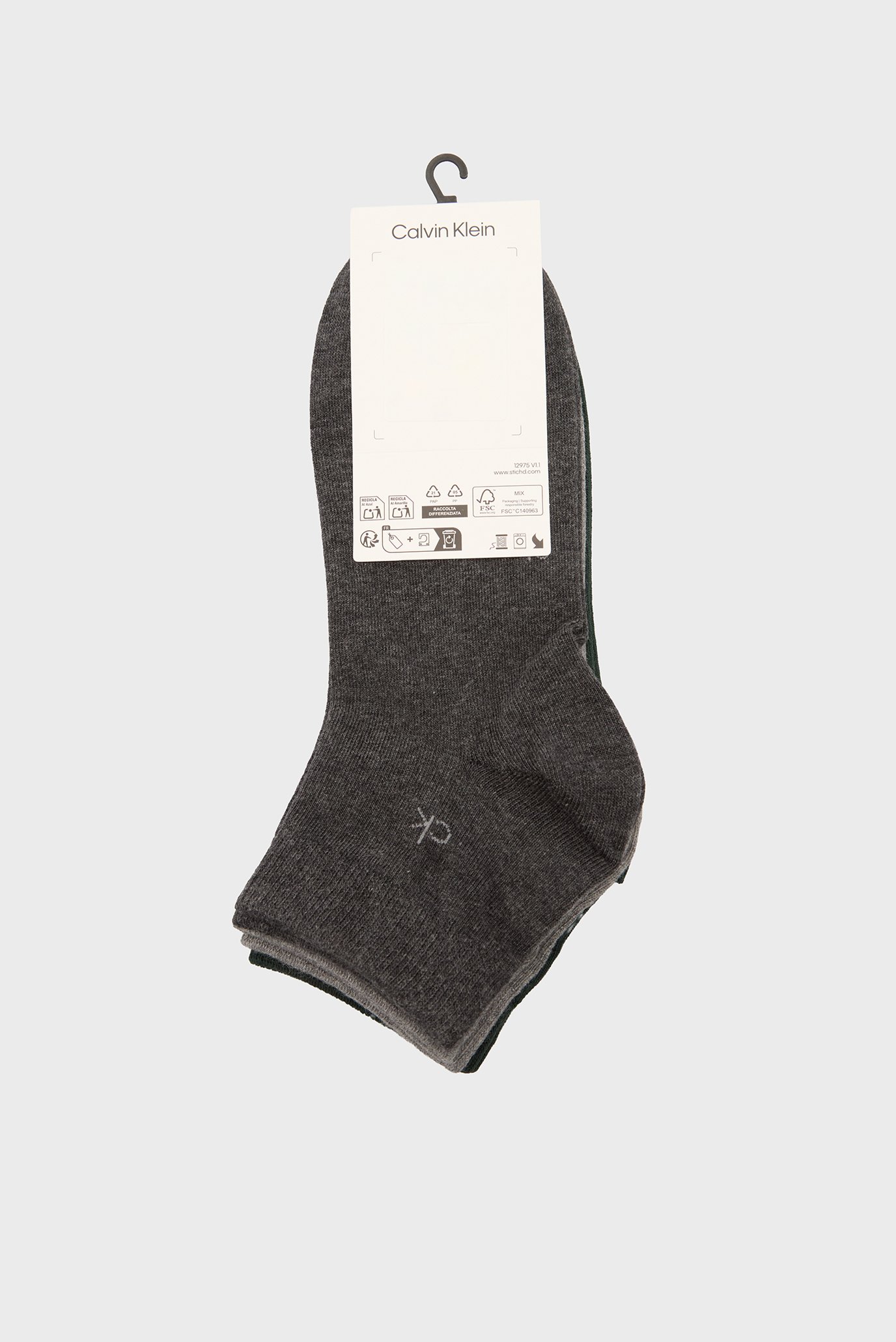 Носки CK MEN QUARTER 3P 3