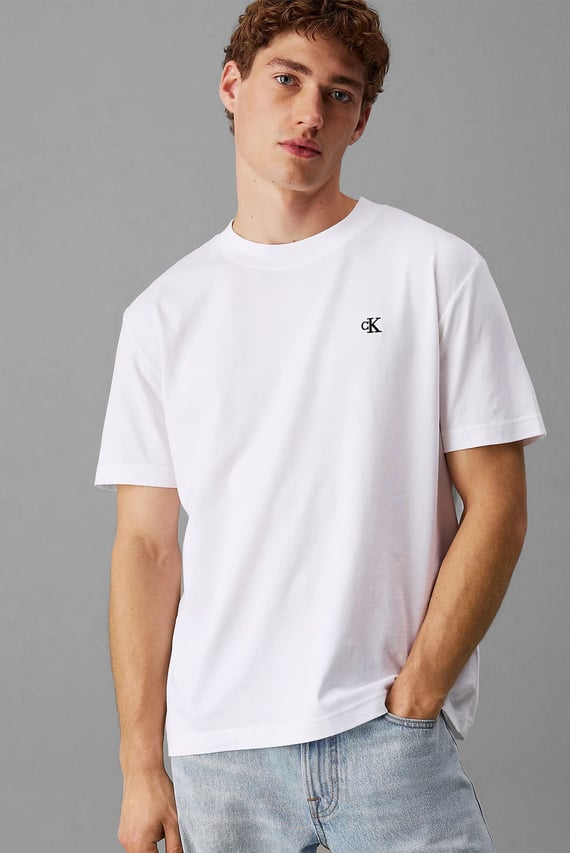 Мужская белая футболка SERIF FONT GRAPHIC TEE