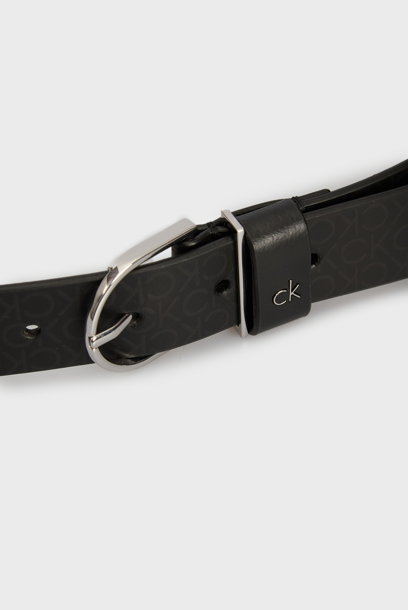 Ремень CK METAL LOOP RND BCKLE 3.0_MONO 3