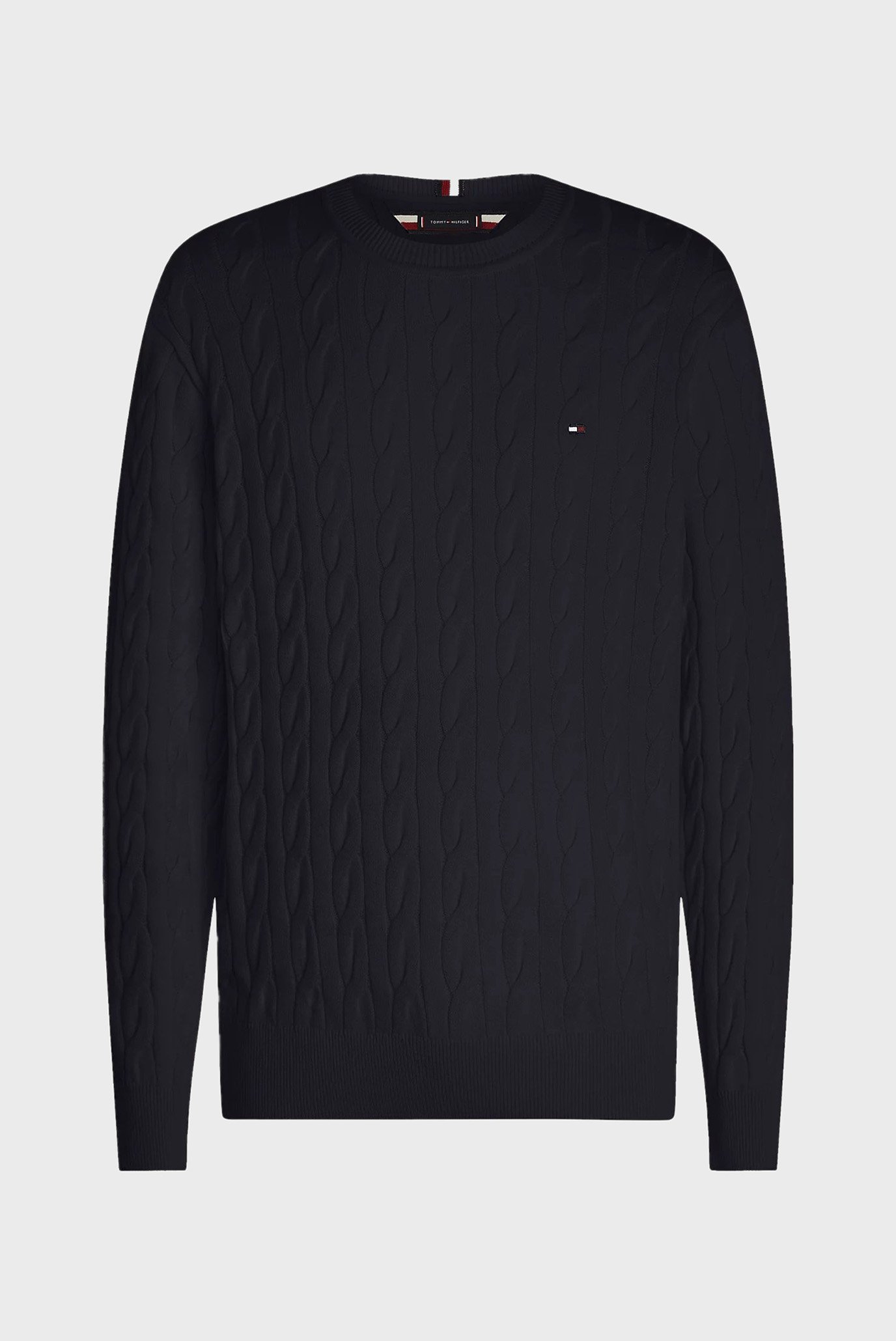 Мужской темно-синий джемпер CLASSIC CABLE 5