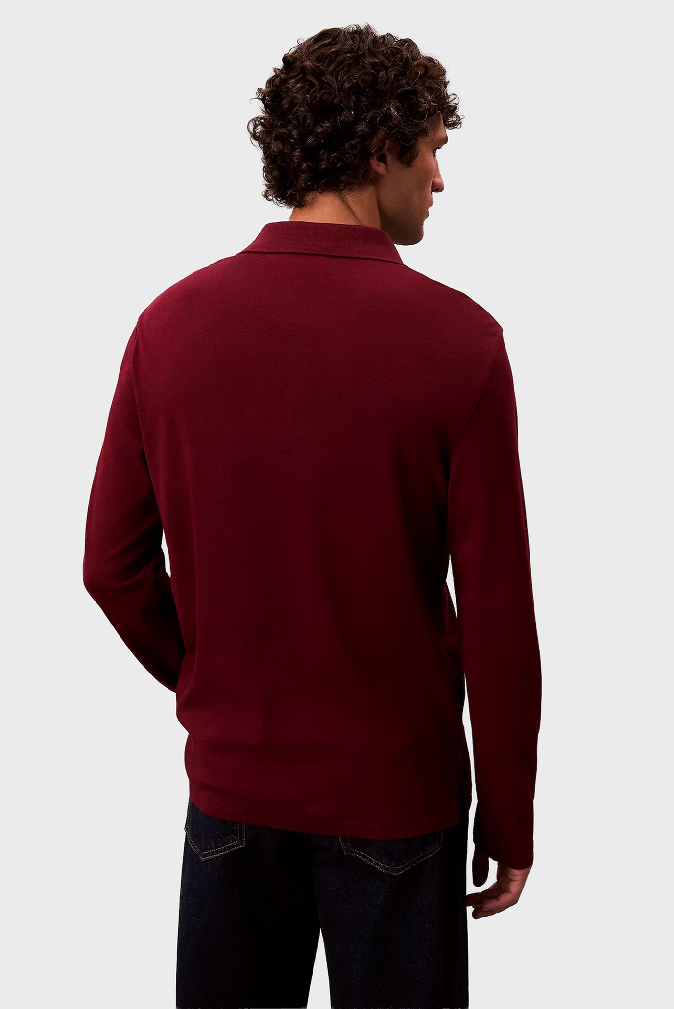 Поло с длинным рукавом LS SUPIMA COTTON SOLID POLO 5