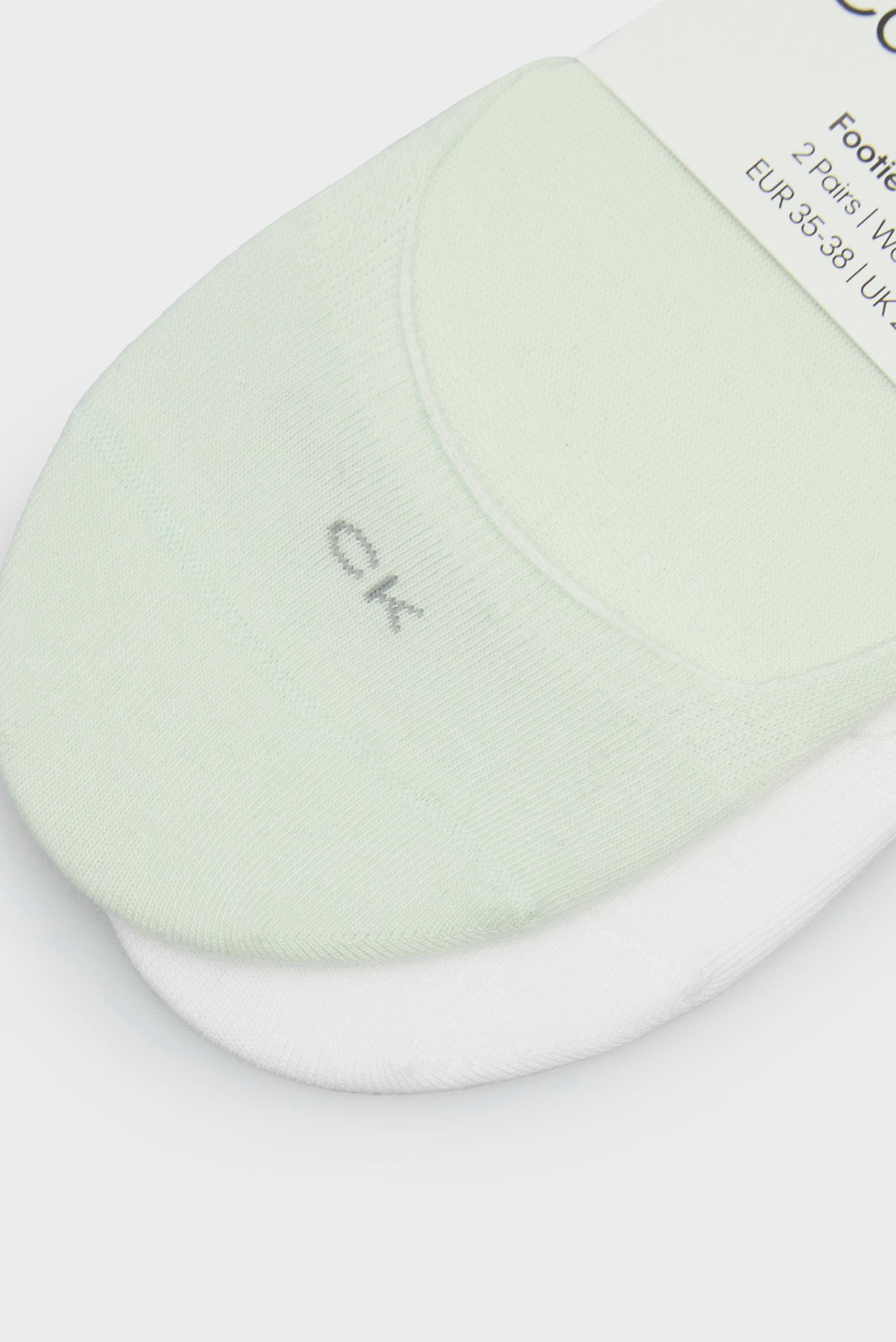 Следы CK WOMEN FOOTIE LOW CUT 2PCalvin Klein Следы CK WOMEN FOOTIE LOW CUT 2P 3