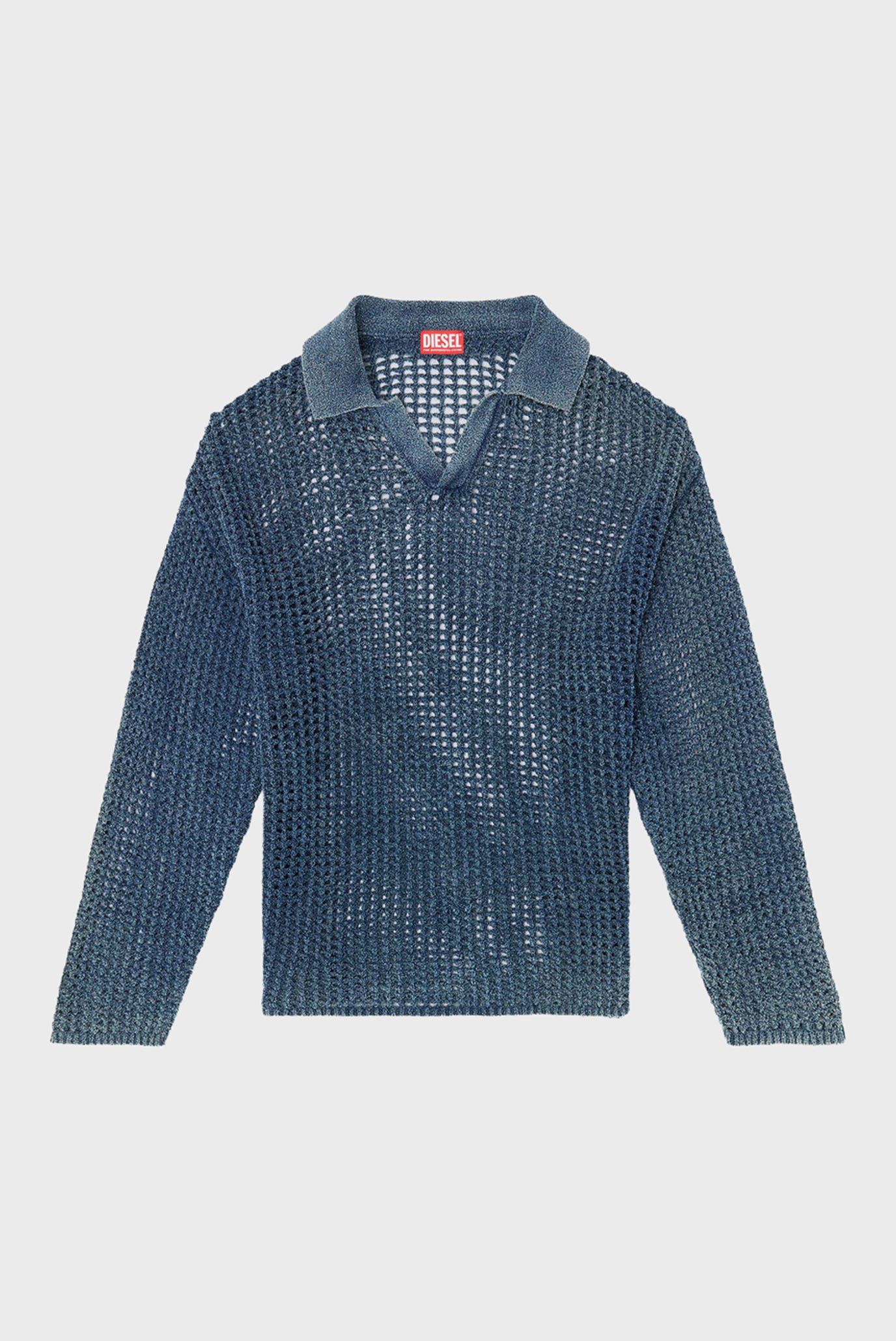 Мужское синее поло K-SQUAREDDiesel Мужское синее поло K-SQUARED 5