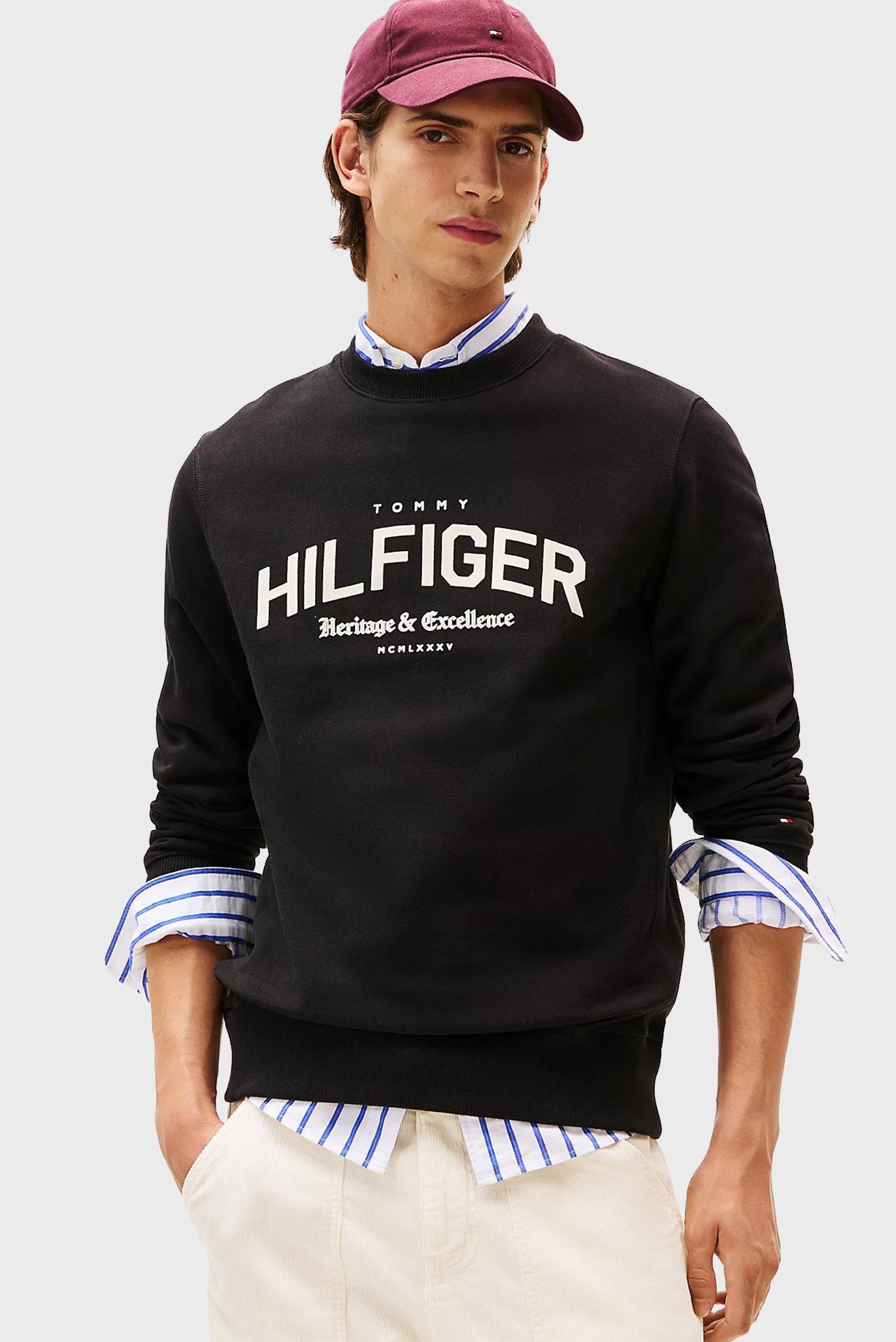 Свитшот HILFIGER ARCH CREW NECK 1