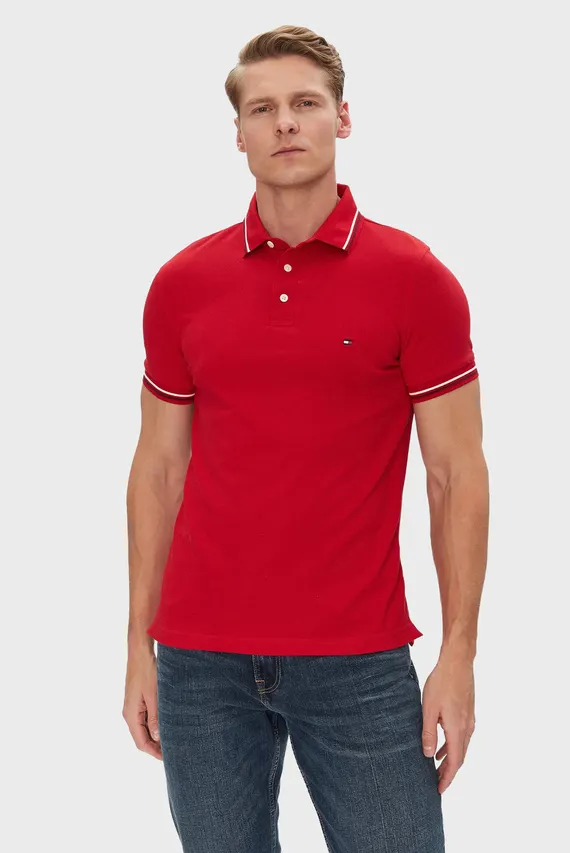 Поло TIPPED SLIM FIT SEASONAL POLO Tommy Hilfiger