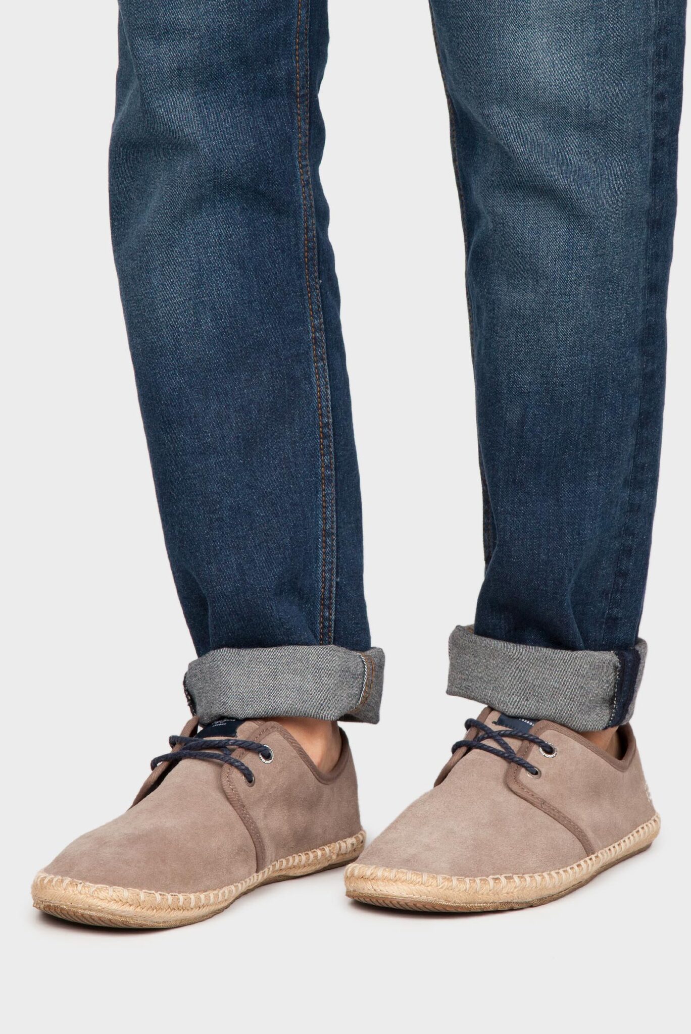 Мужские коричневые замшевые эспадрильи 5