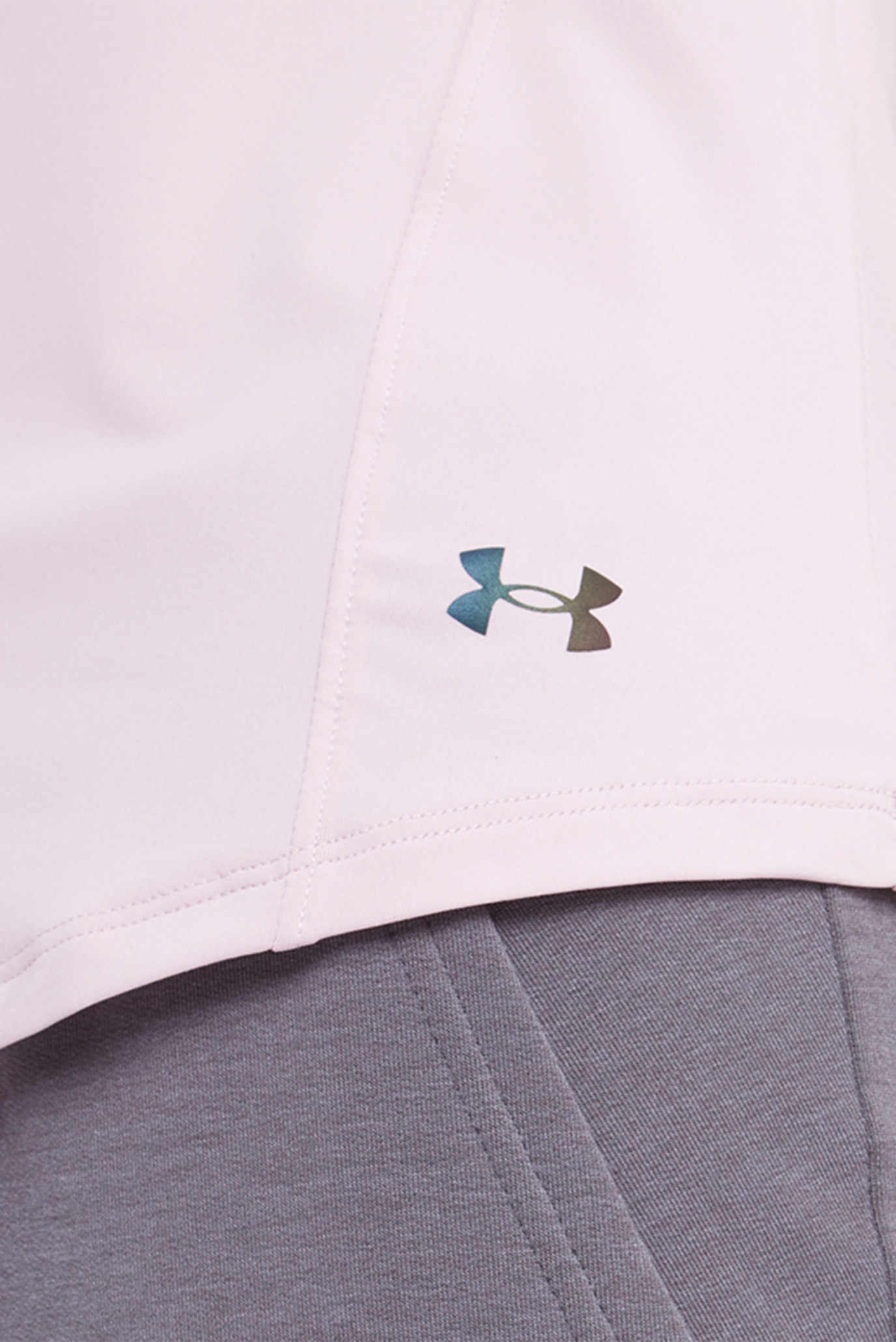 Женская розовая футболка UA Rush SS 11