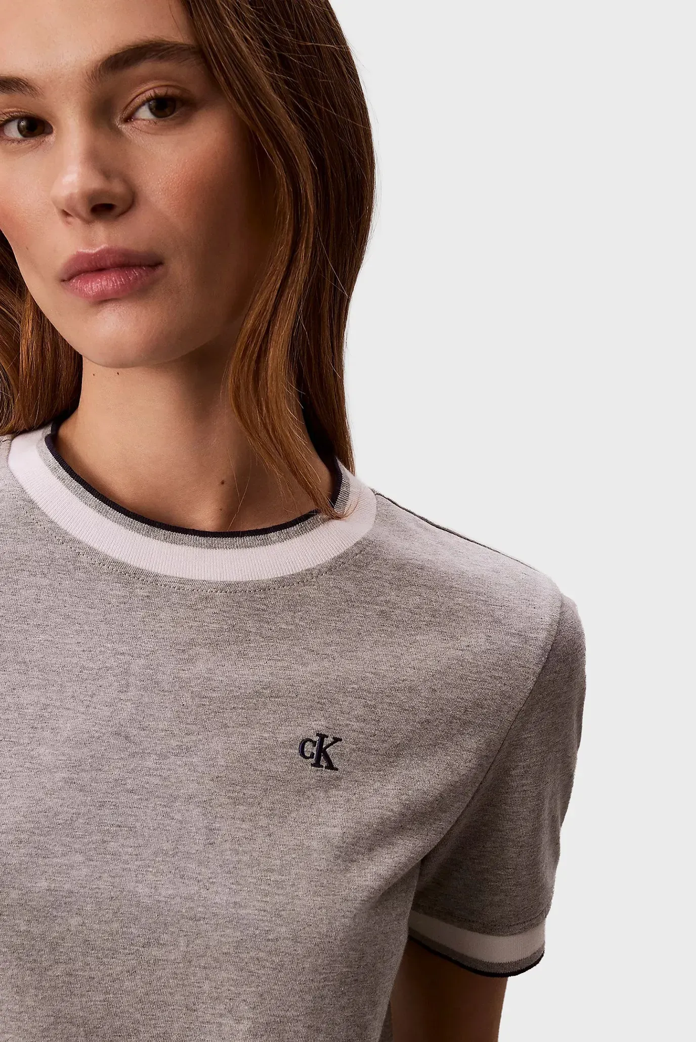 Футболка SS CTN MONOGRAM STRIPE TRIM TEE 4