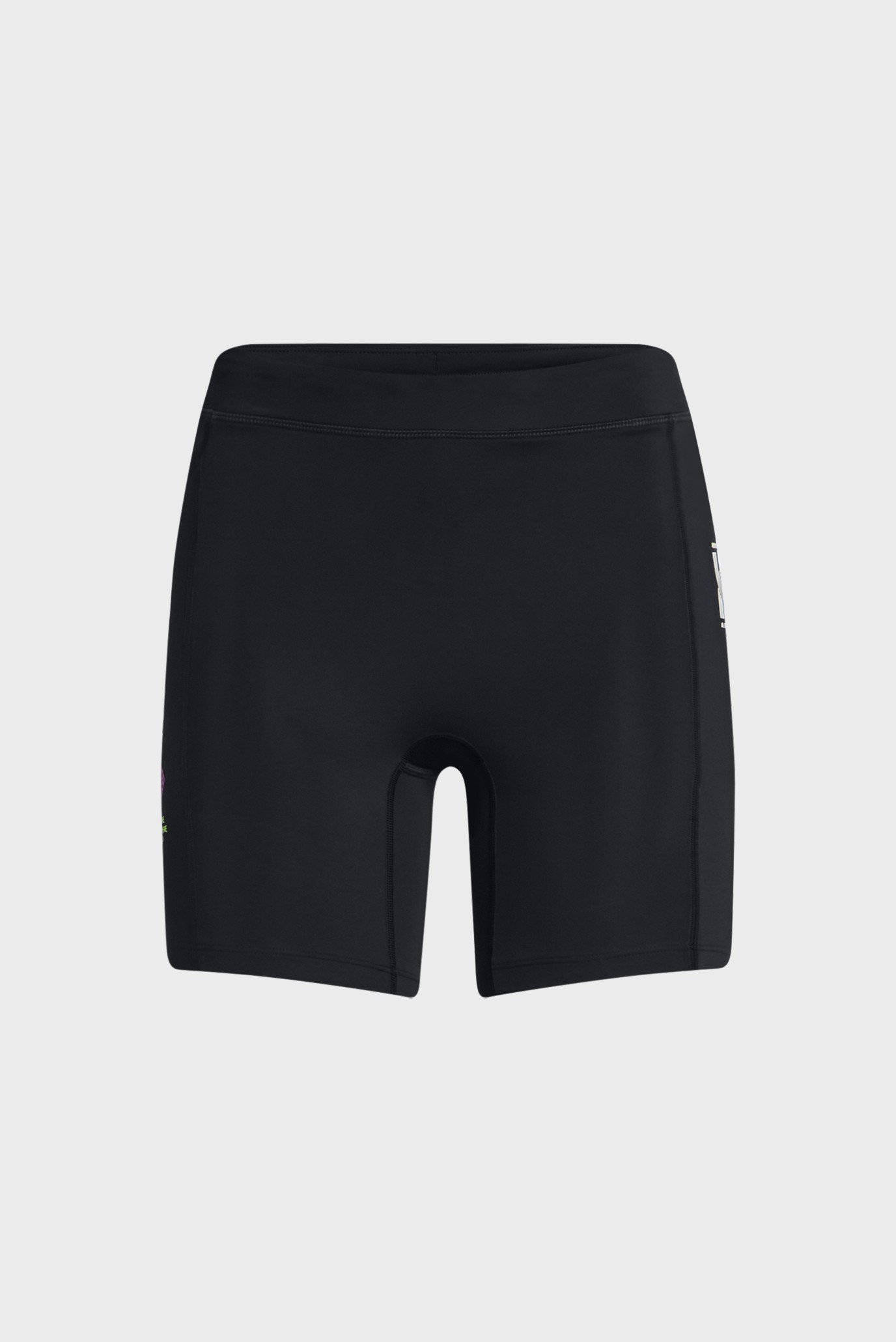 Женские черные велосипедки UA Run Anywhere Shorts 6