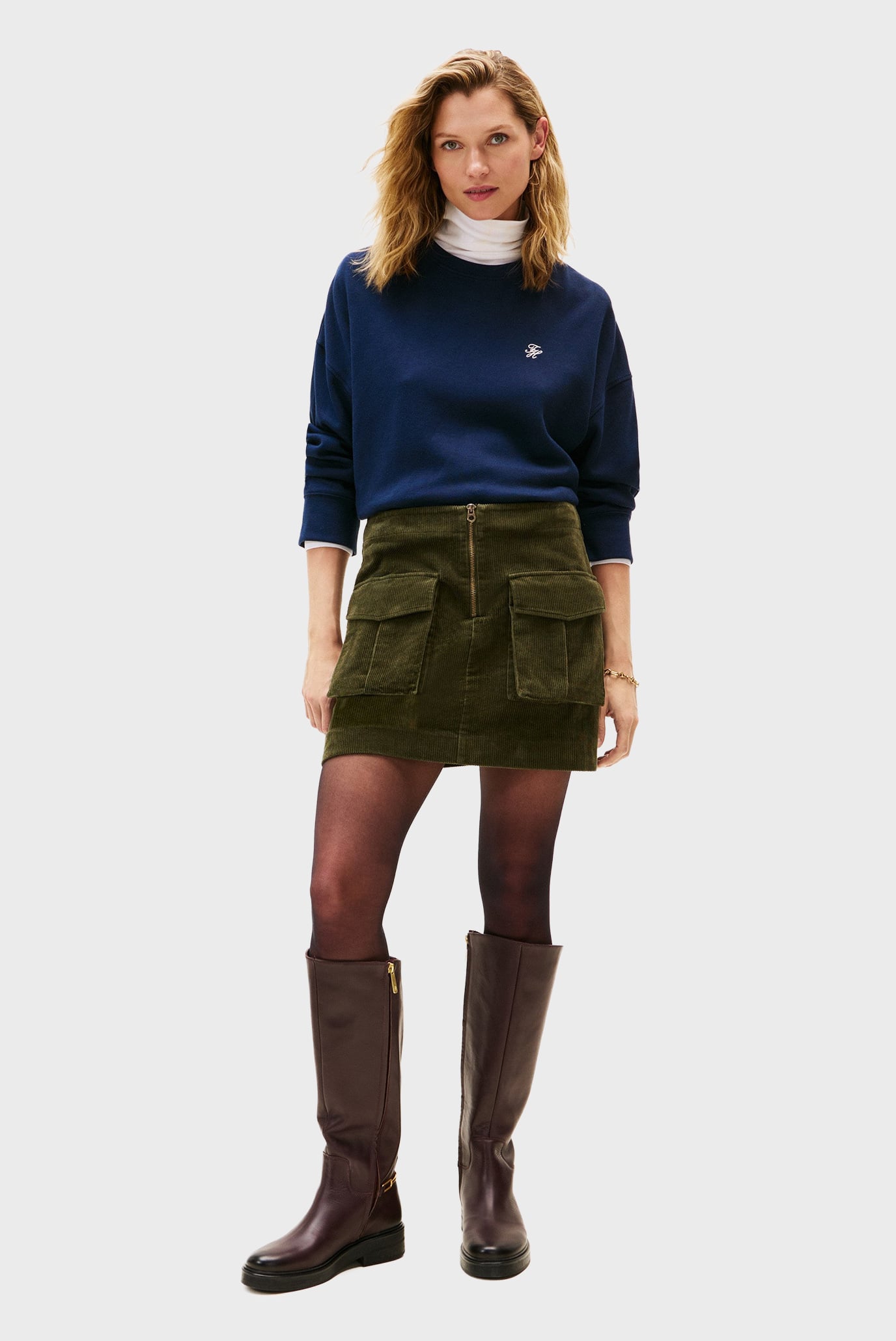 Свитшот TH SCRIPT PIQUE SWEATSHIRT 2