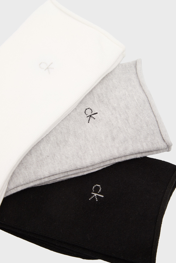 Носки CK WOMEN SOCK 3P ROLLTOP Носки CK WOMEN SOCK 3P ROLLTOP