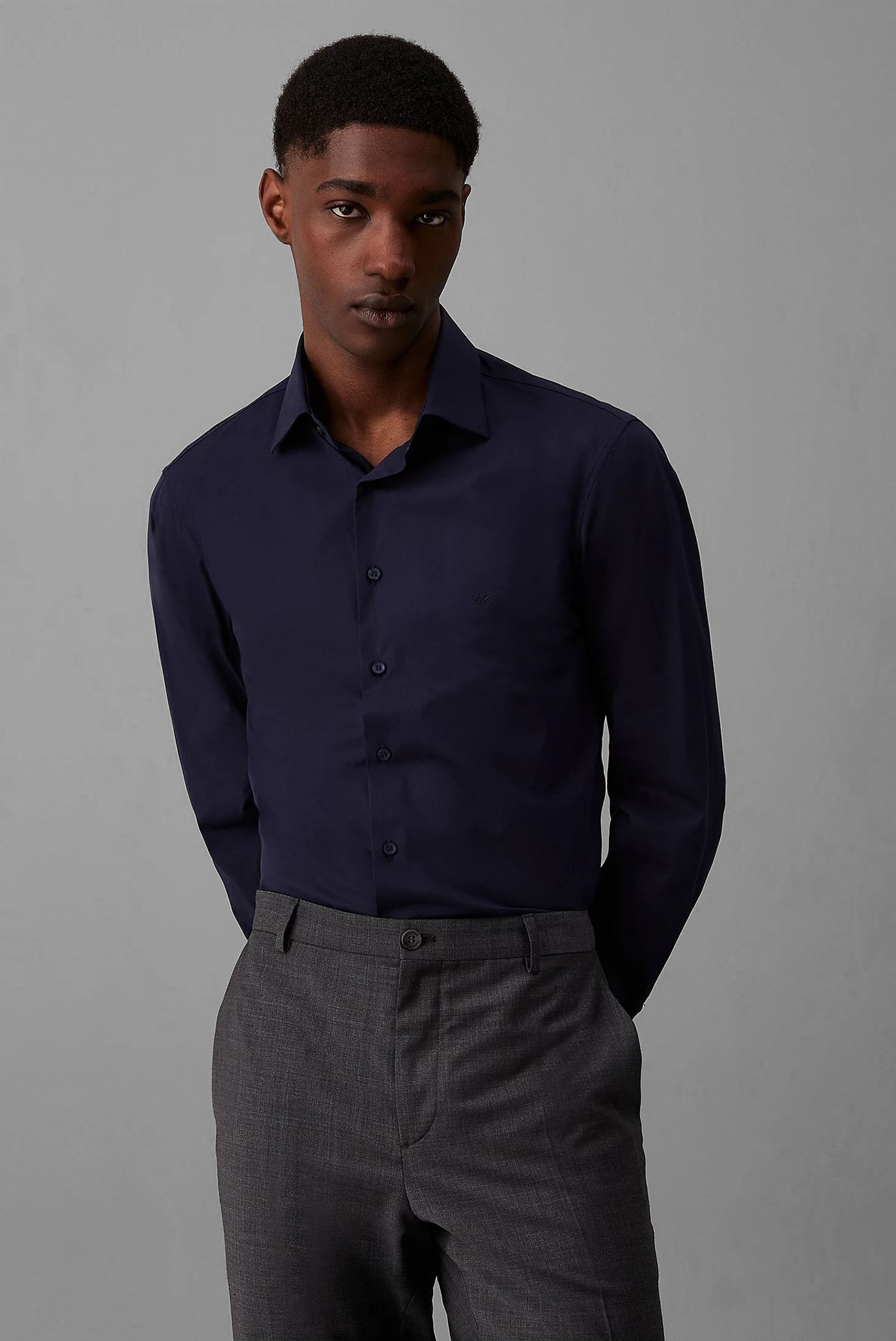 Рубашка/POPLIN STRETCH REGULAR SHIRT 1