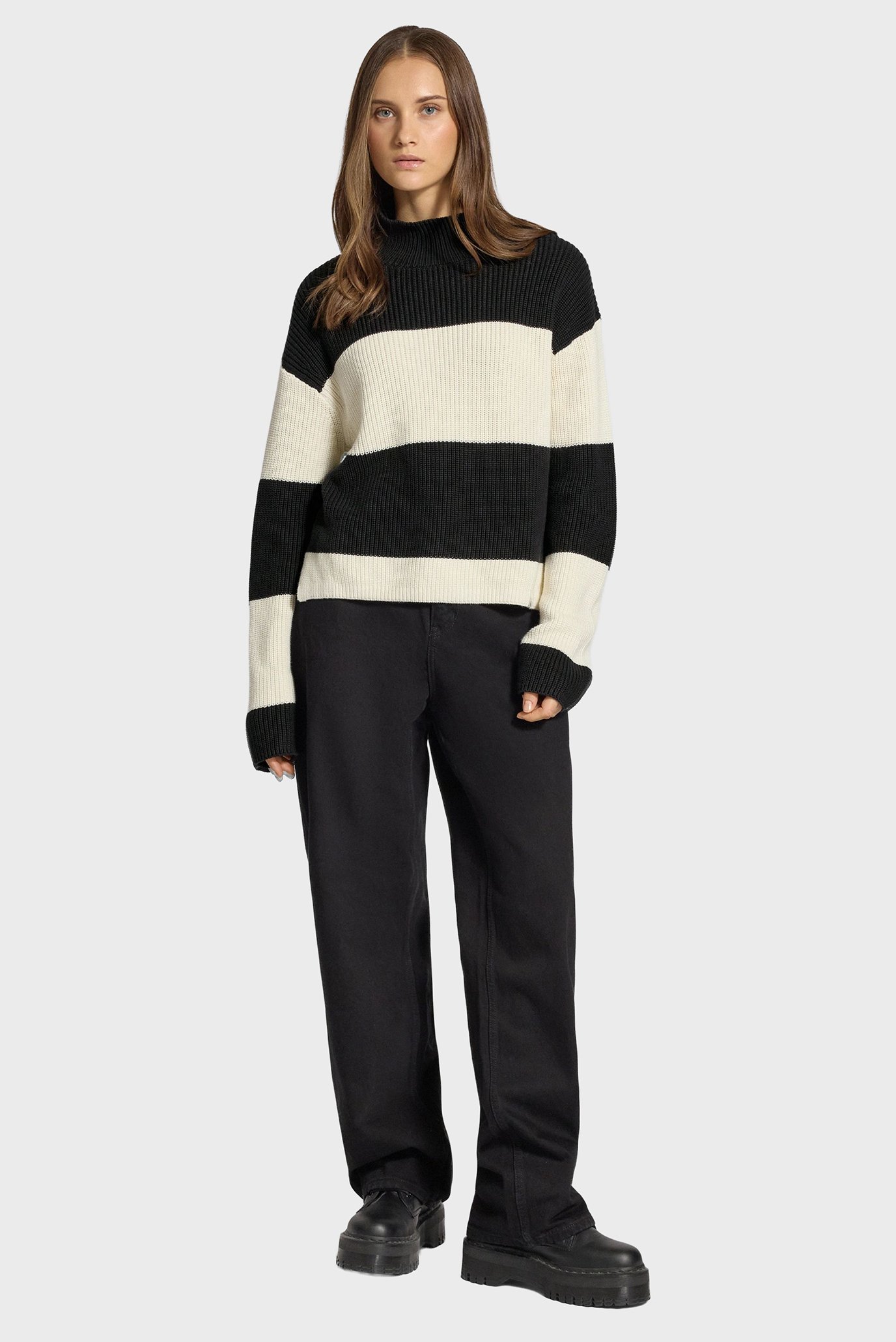 Свитер CHUNKY LOOSE HIGH NECK SWEATER 2