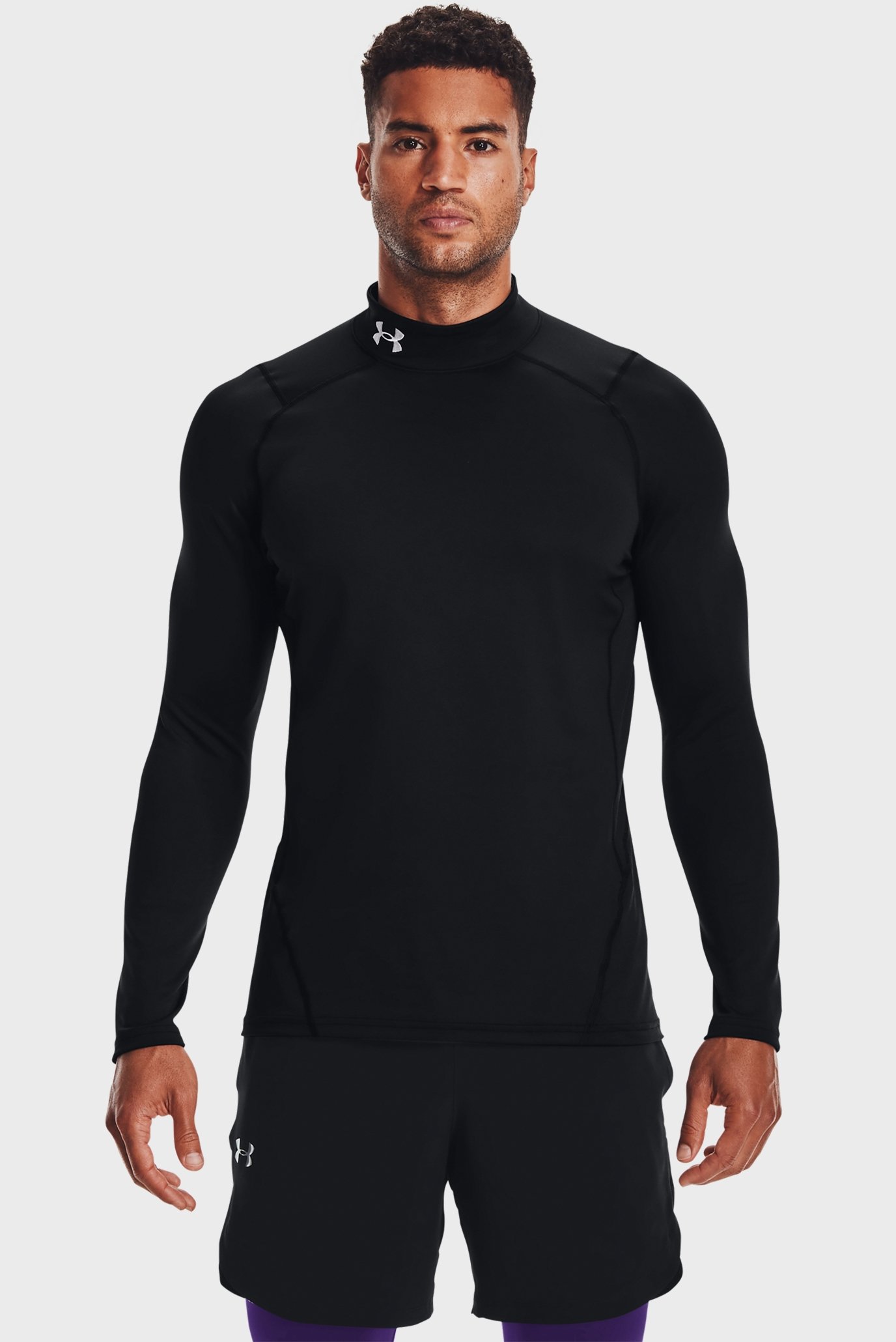 Лонгслив UA CG Armour Fitted Mock 1