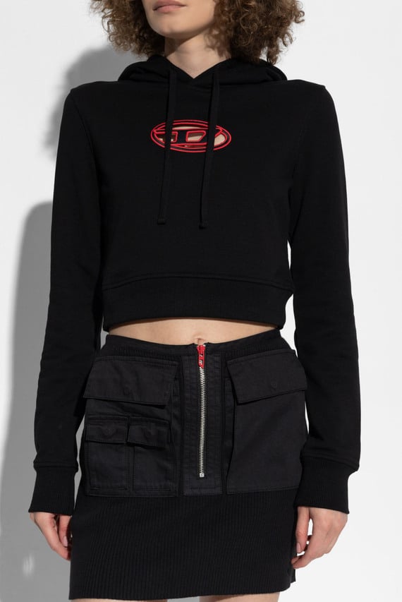 Худи F-SLIMMY-HOOD-OD FELPA Diesel