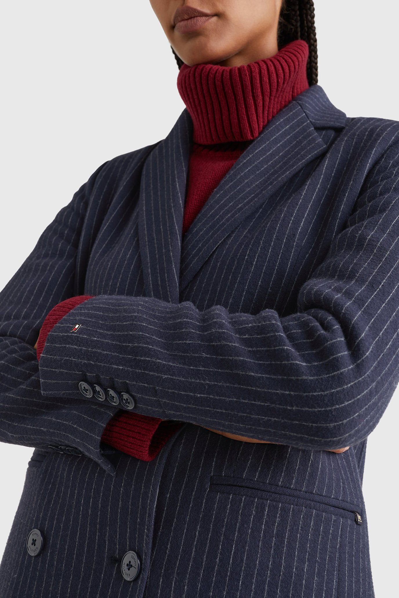 Пиджак JERSEY PINSTRIPE DB BLAZERTommy Hilfiger Пиджак JERSEY PINSTRIPE DB BLAZER 4