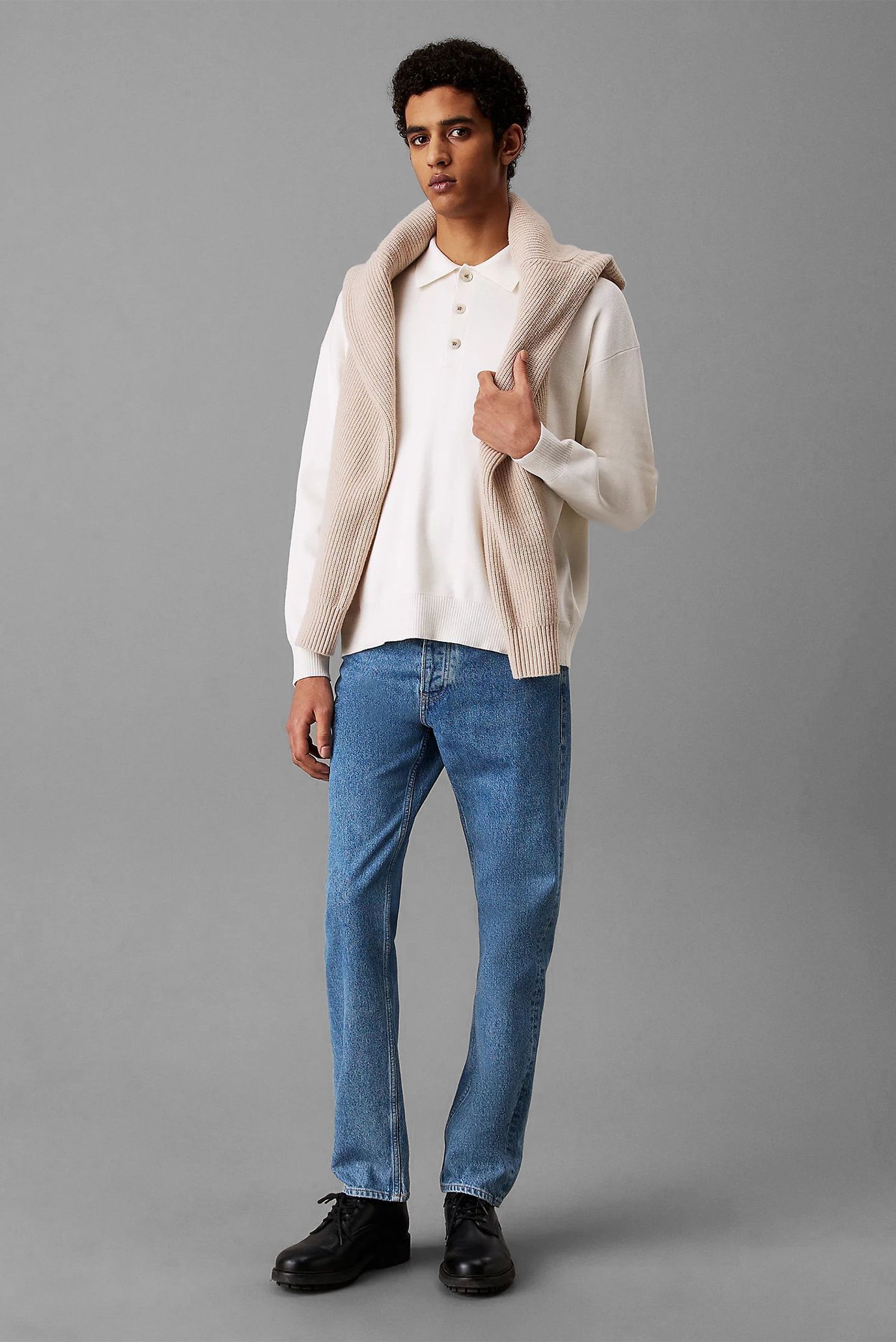 Поло COTTON POLO SWEATERCalvin Klein Jeans Поло COTTON POLO SWEATER 3