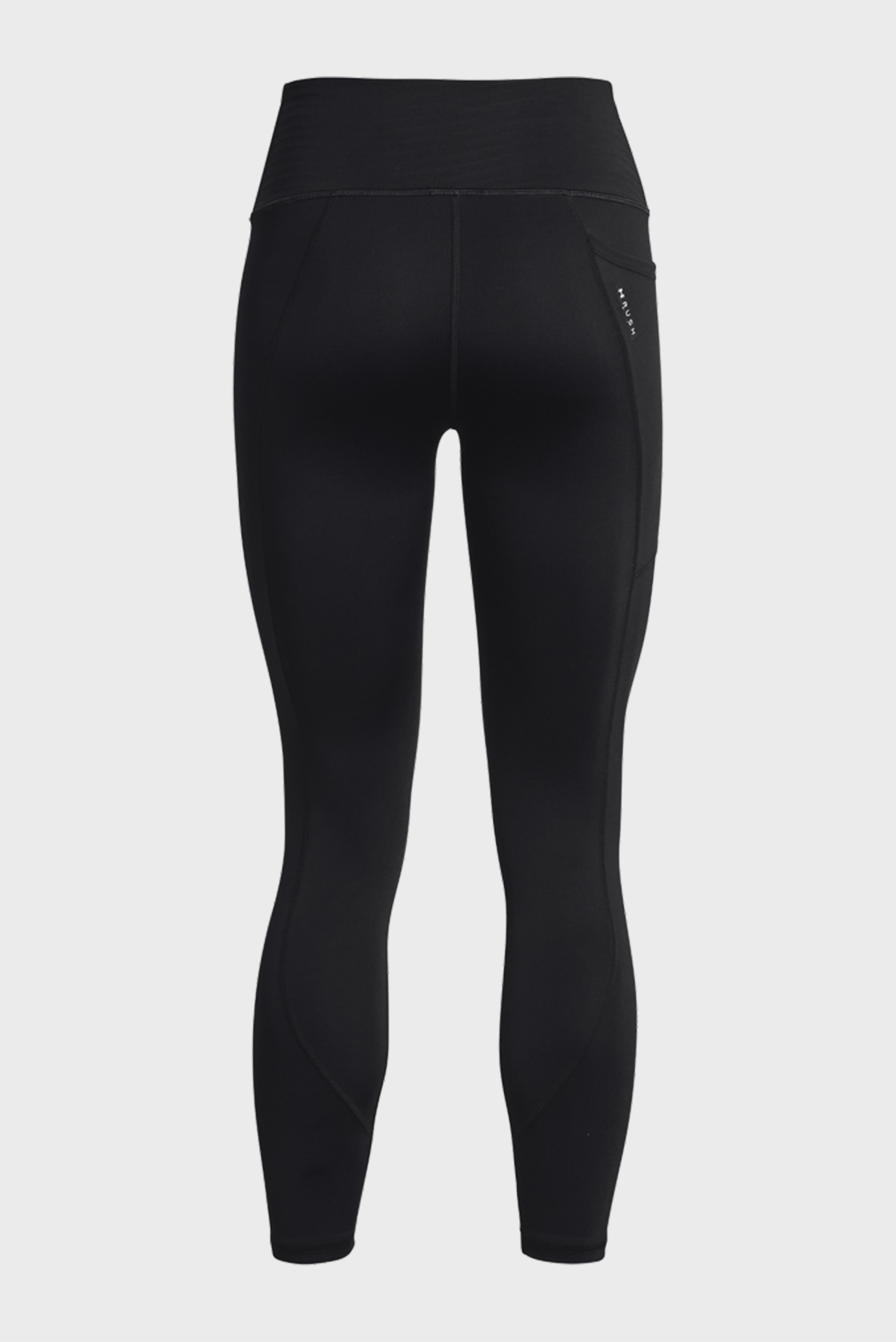 Женские черные тайтсы UA Rush Ankle Legging 11