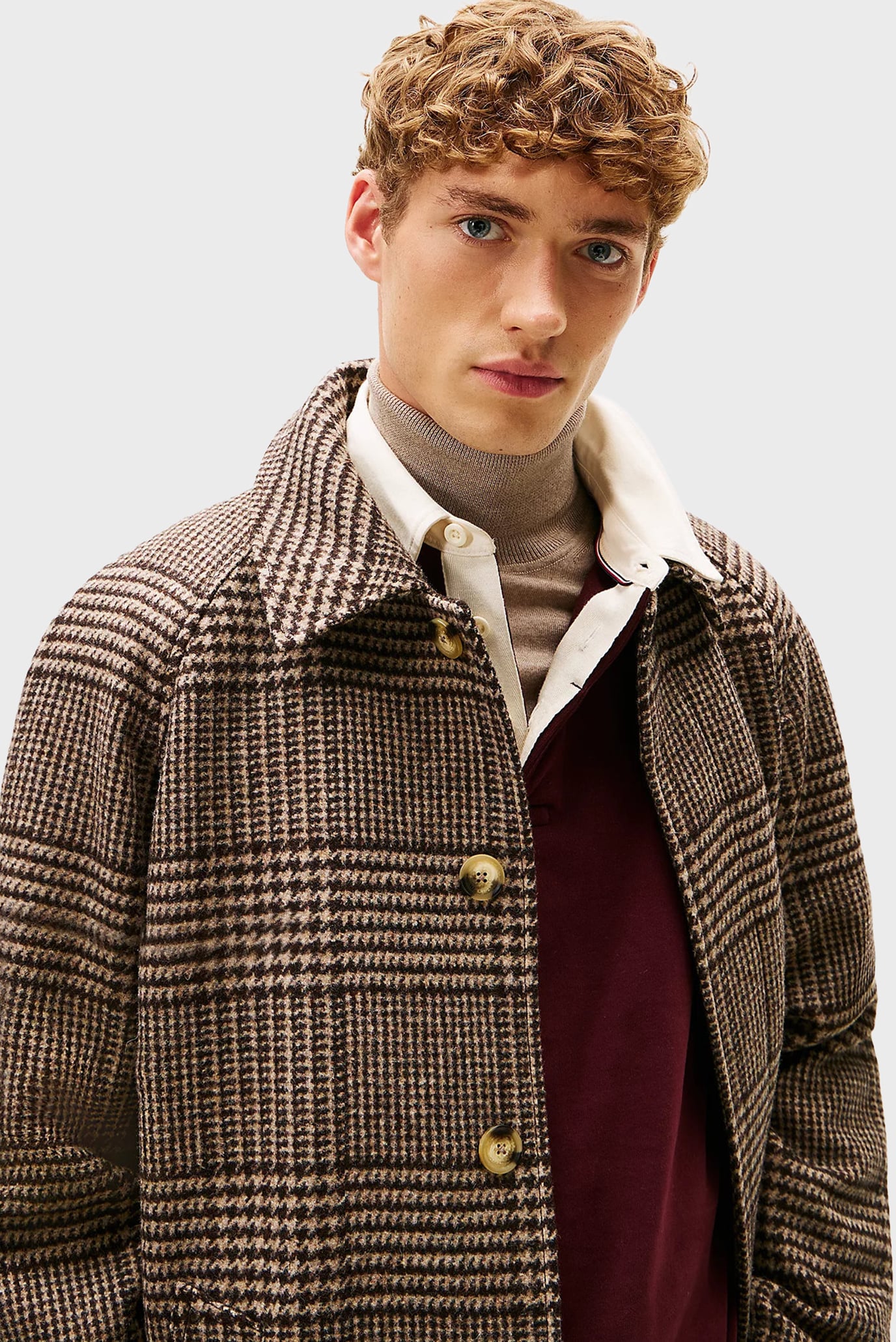 Пальто WOOL CHECK COAT 3