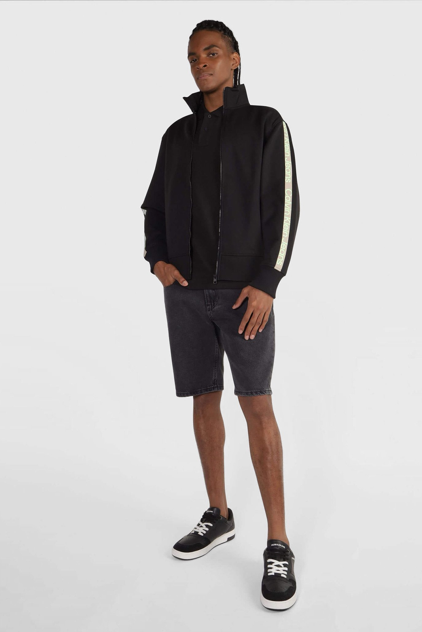 Реглан CUT OFF LOGO TAPE ZIP HWK 2