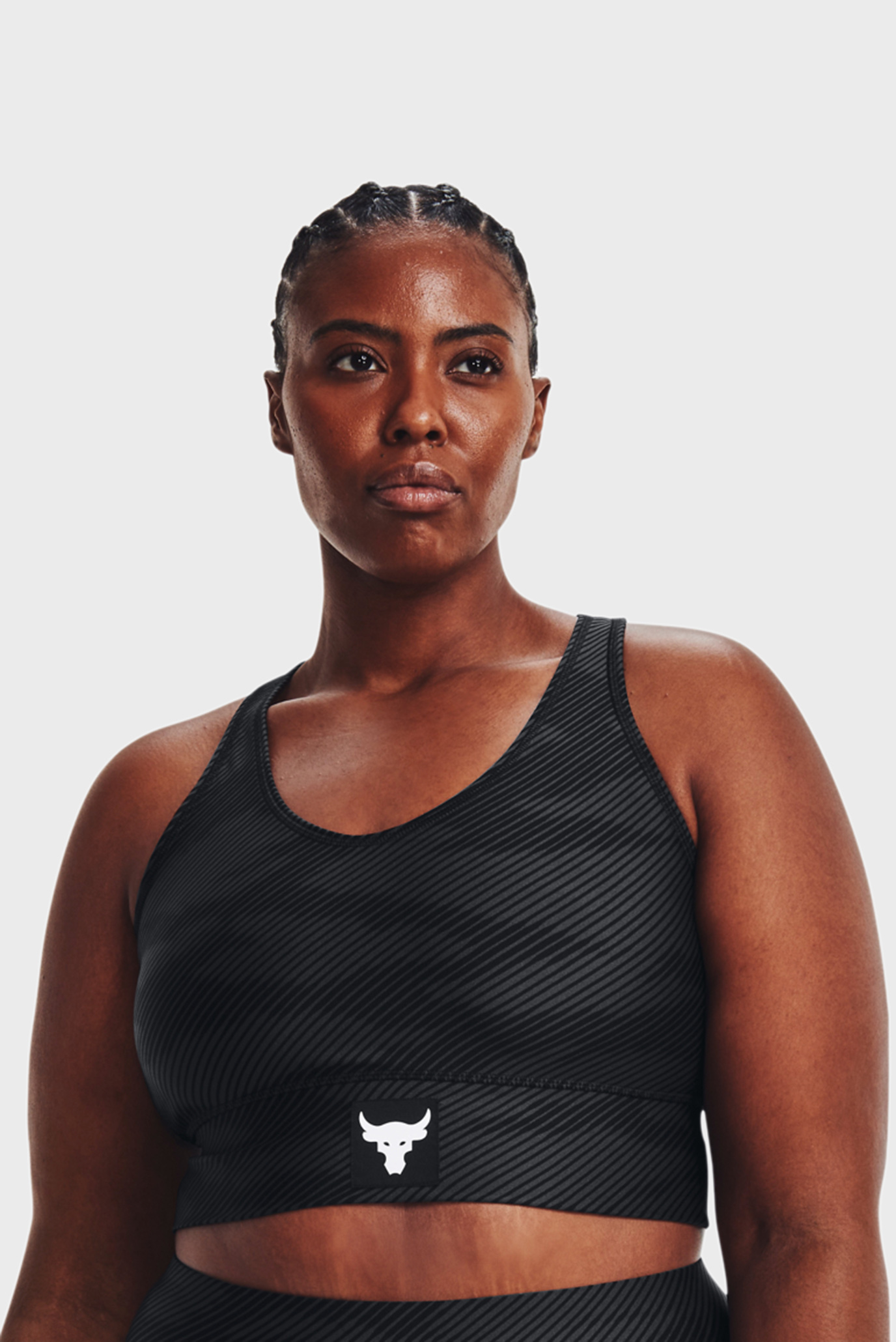 Женский черный топ UA Pjt Rock HG Bra Under Armour Женский черный топ UA Pjt Rock HG Bra 9