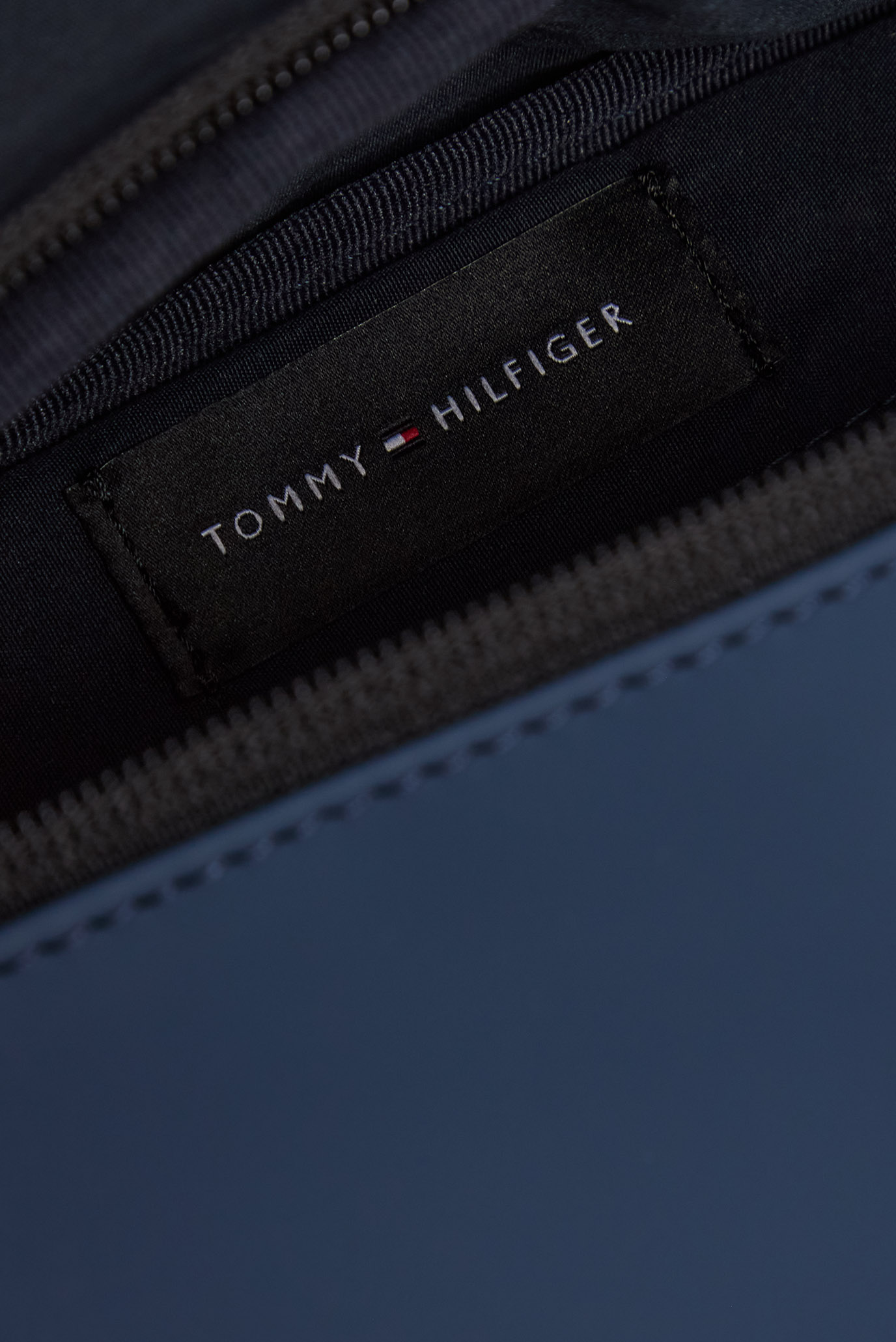 Мужская темно-синяя поясная сумка TH MONOTYPE PU BUMBAG 6