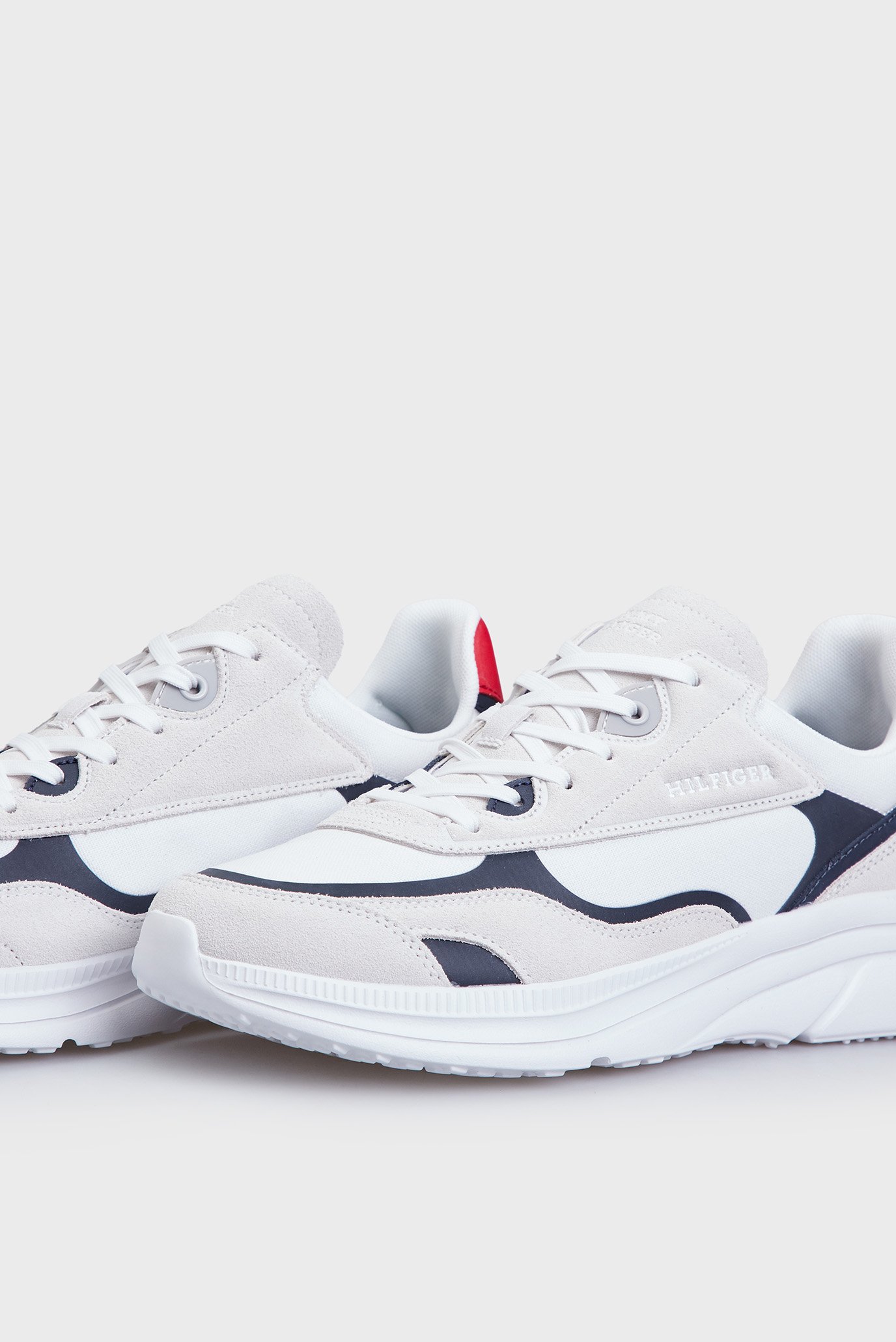 Мужские серые кожаные кроссовки MODERN RUNNER TECH PRINT 2