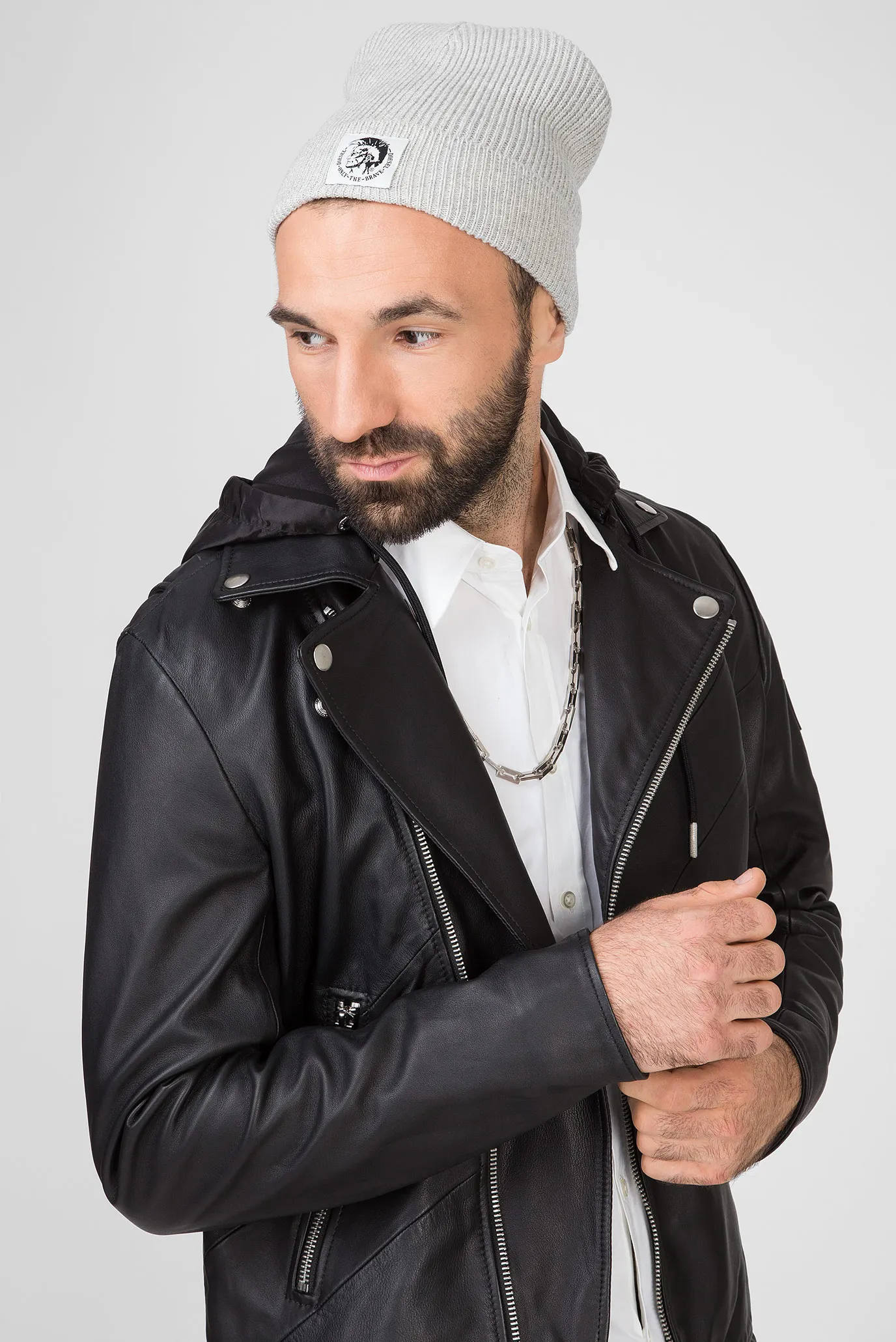 Куртка кожаная/L-SOLOVE GIACCA 7