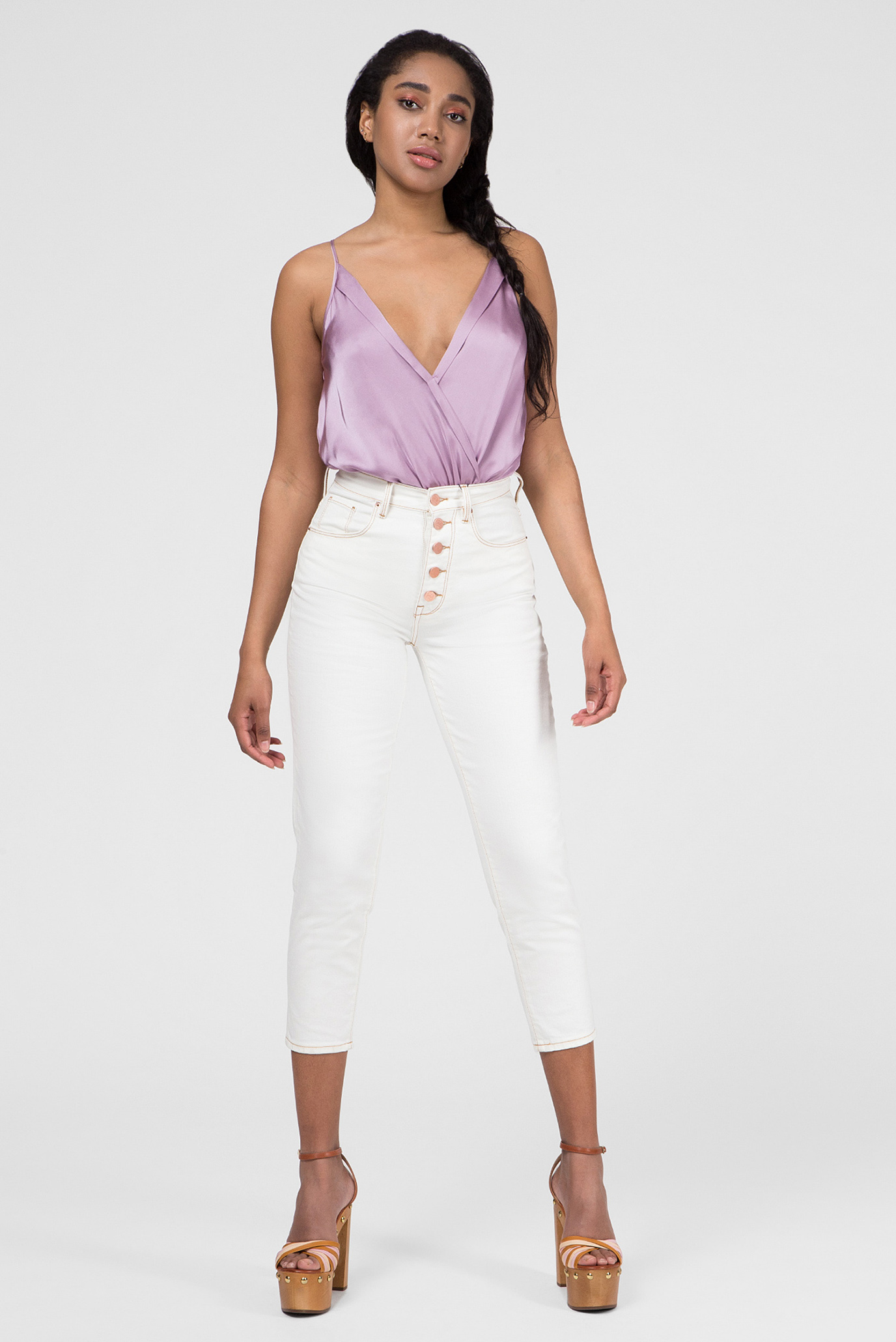 Женское сиреневое боди ZENDAYA SATIN 10