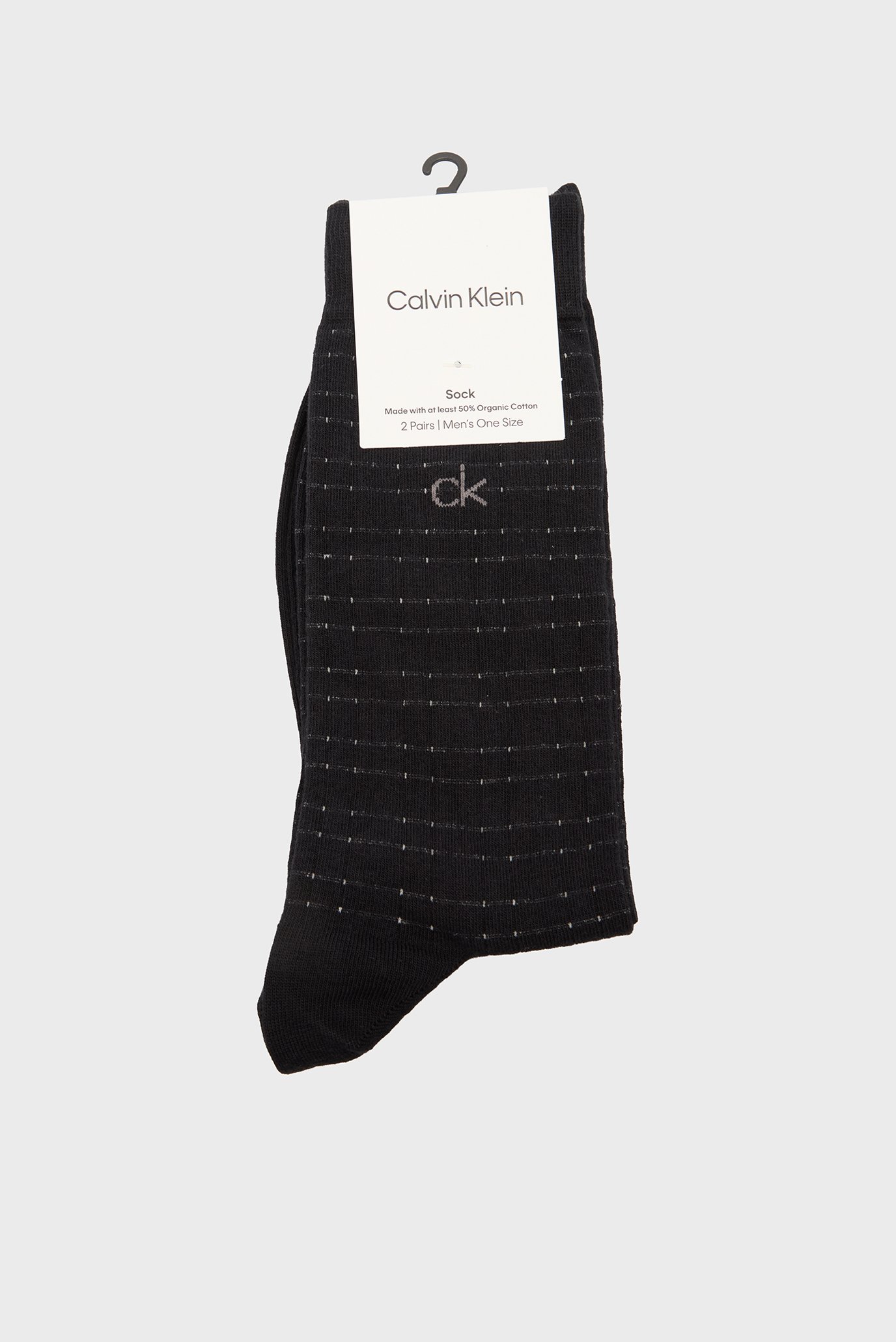Носки CK MEN SOCK 2P GRIDCalvin Klein Носки CK MEN SOCK 2P GRID 1