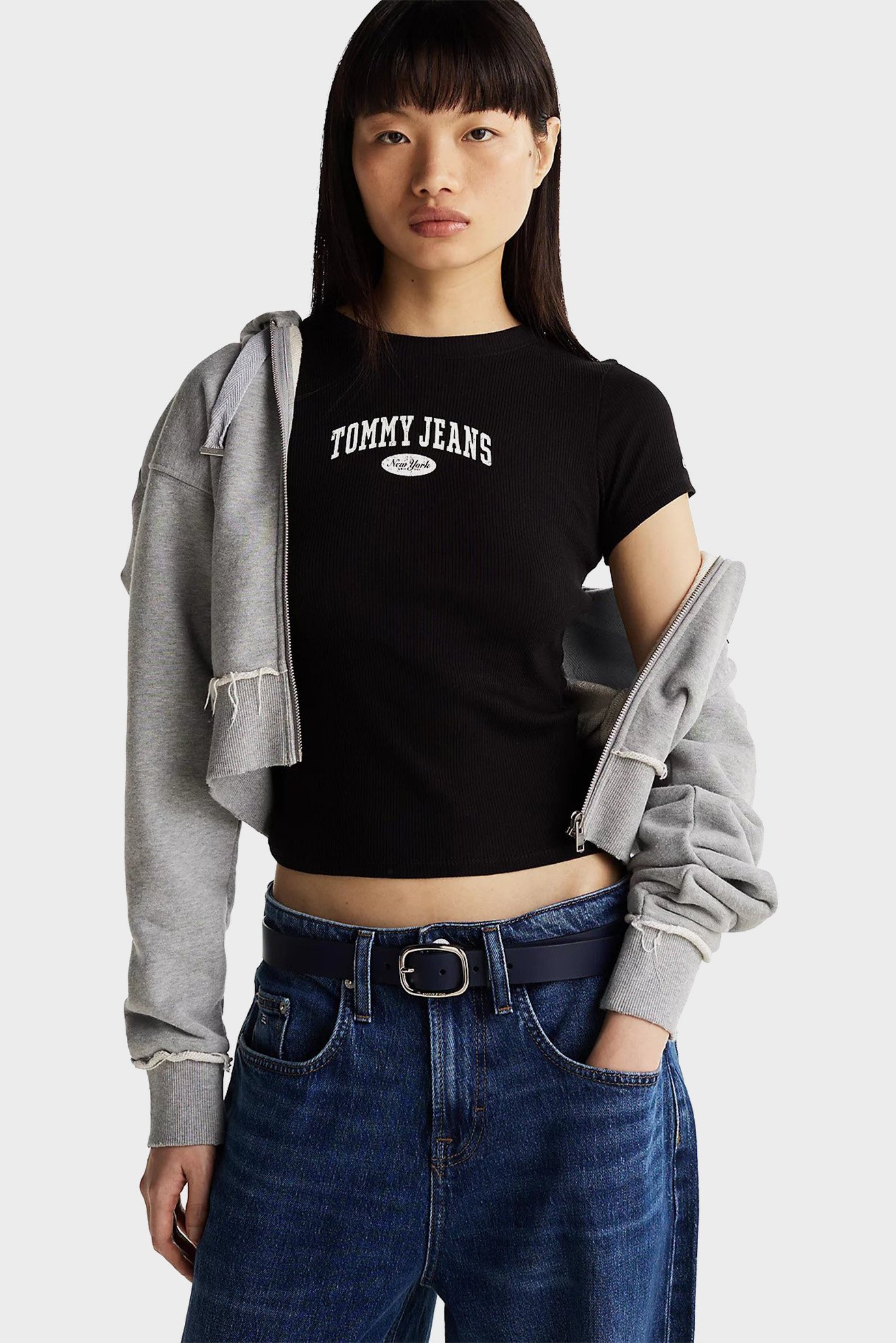 Футболка/TJW SLIM VARSITY RIB TEE EXT 1