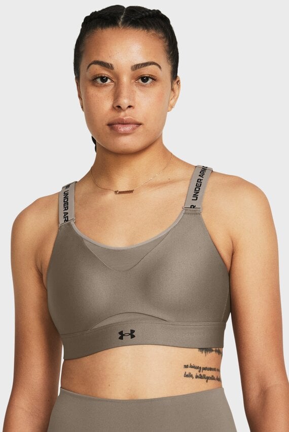 Топ/UA Infinity High Bra-BRN