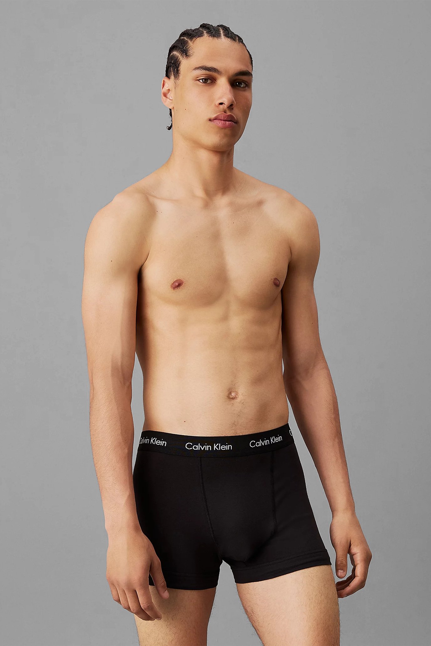 Мужские черные боксеры (3 шт) TRUNKCalvin Klein Мужские черные боксеры (3 шт) TRUNK 2