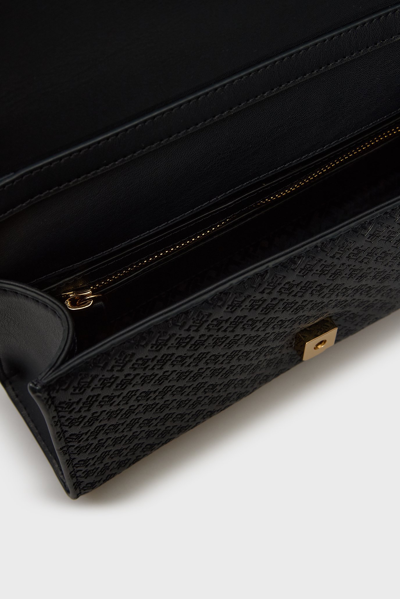 Женская темно-синяя сумка с узором TH ETERNITY SHOULDER BAG MONO 2