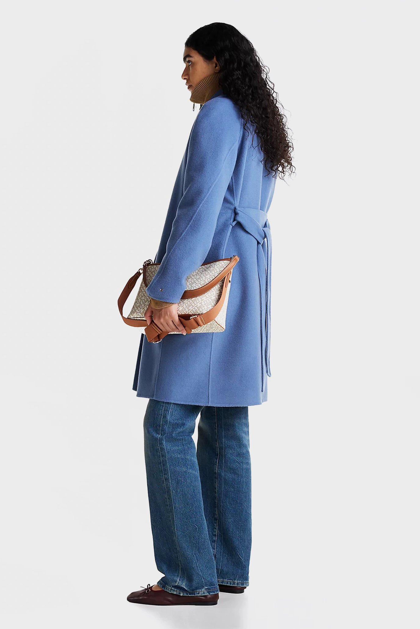 Пальто REG DF WOOL BELTED COAT 3