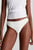 Женские белые трусики THONG