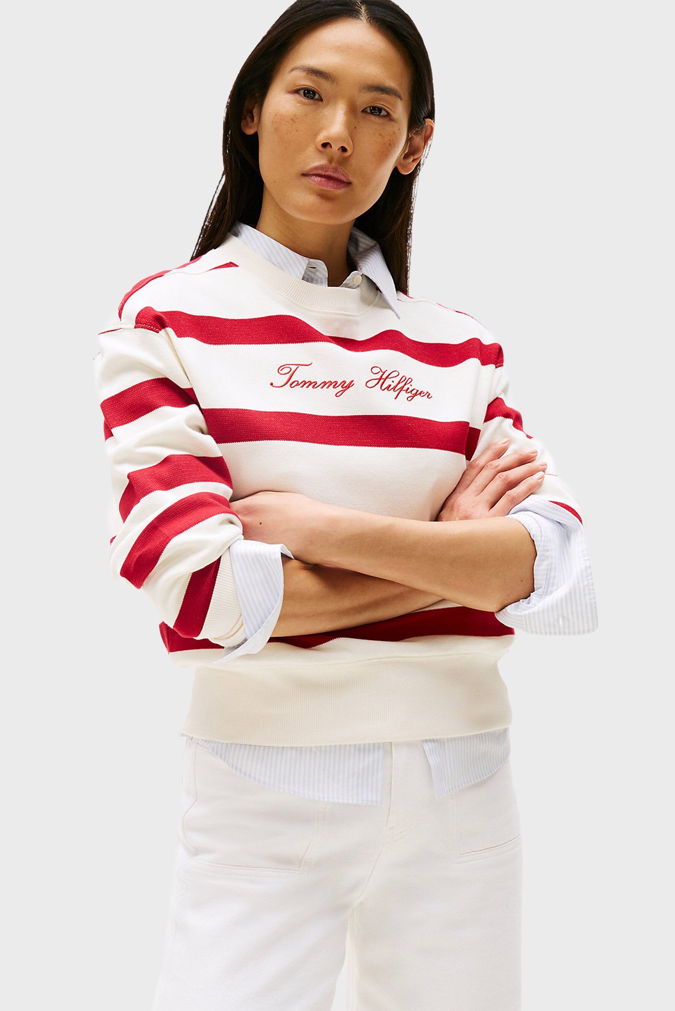 Свитшот/SCRIPT REG PIQUE SWTSHRT 1
