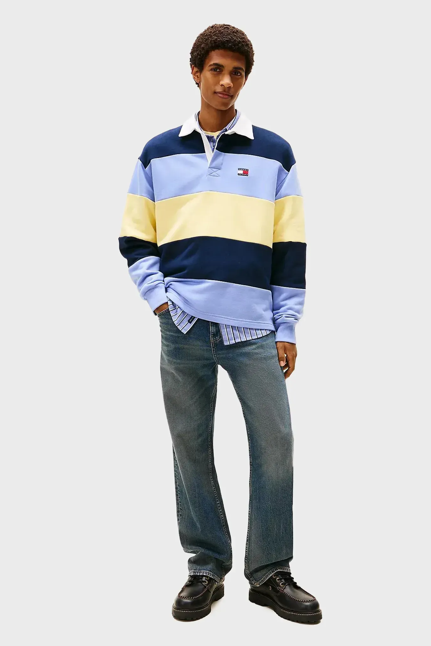 Реглан TJM RLX BADGE STRIPE RUGBY 2