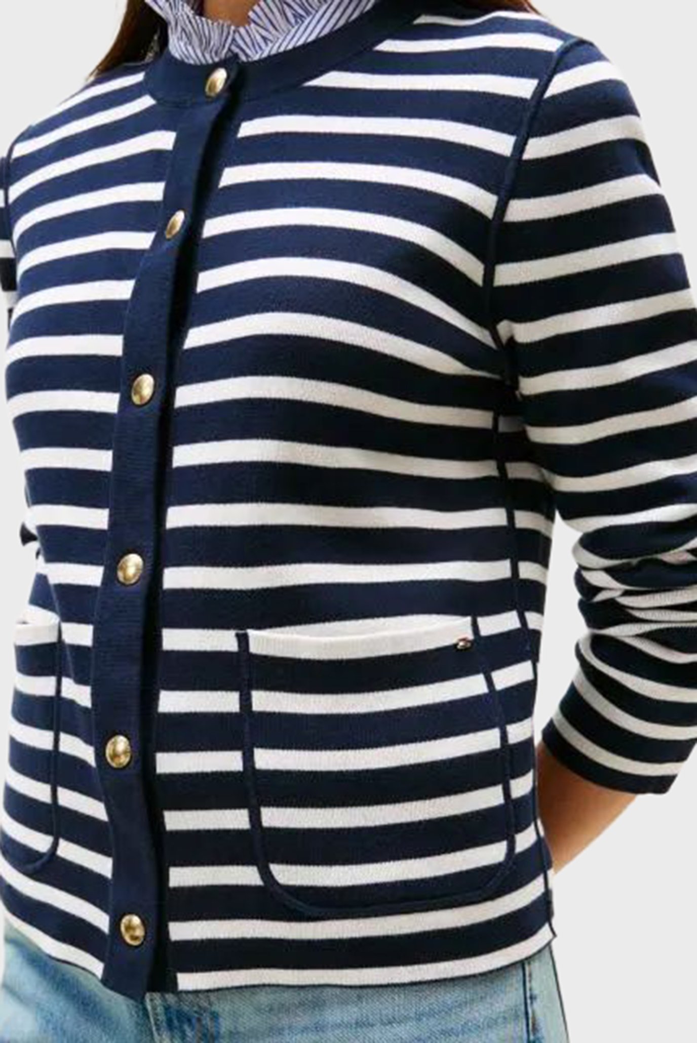 Кардиган CO JERSEY REVERSIBLE LS CARDITommy Hilfiger Кардиган CO JERSEY REVERSIBLE LS CARDI 4