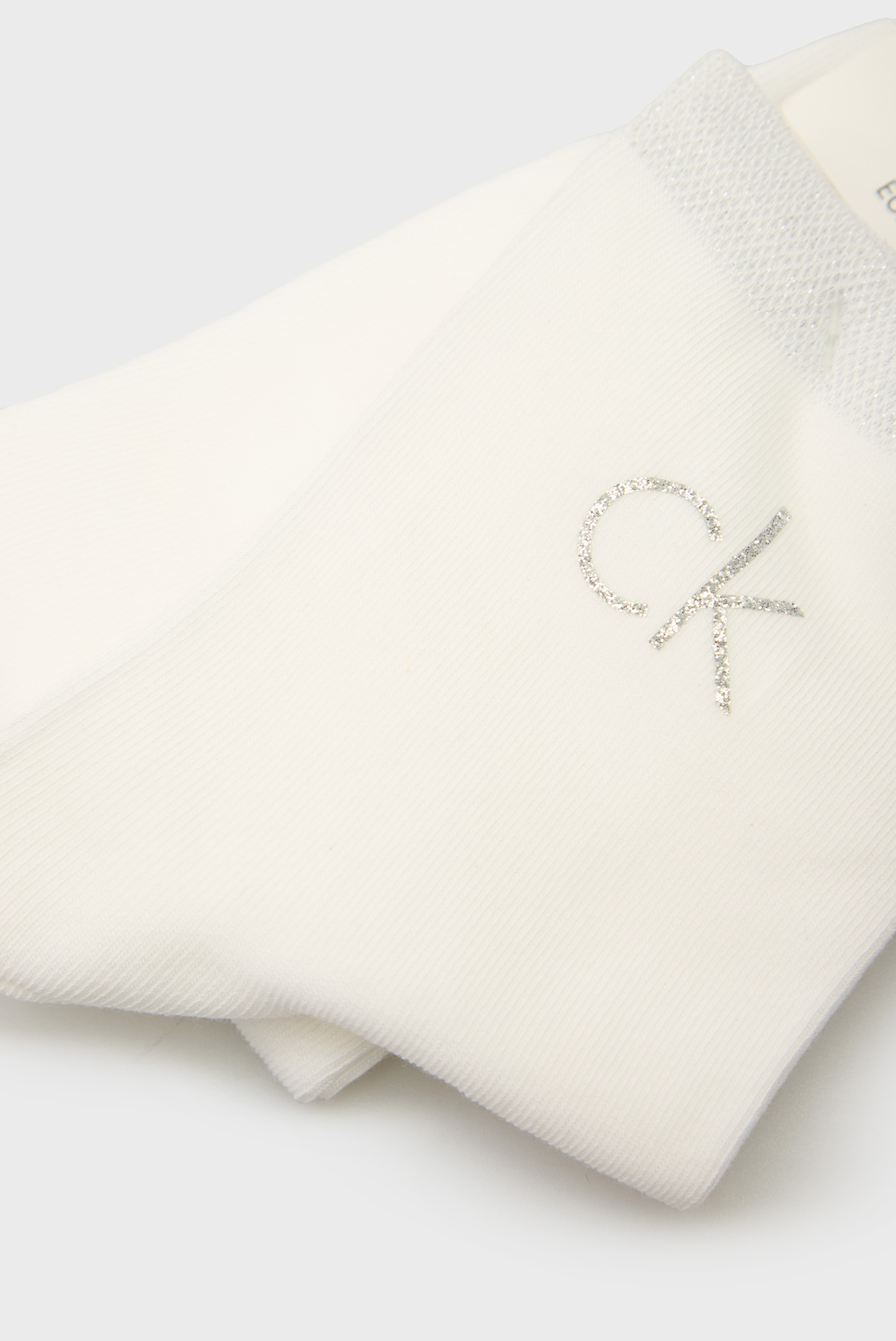Носки CK WOMEN SHORT SOCK 2P SHINY LOGO 2