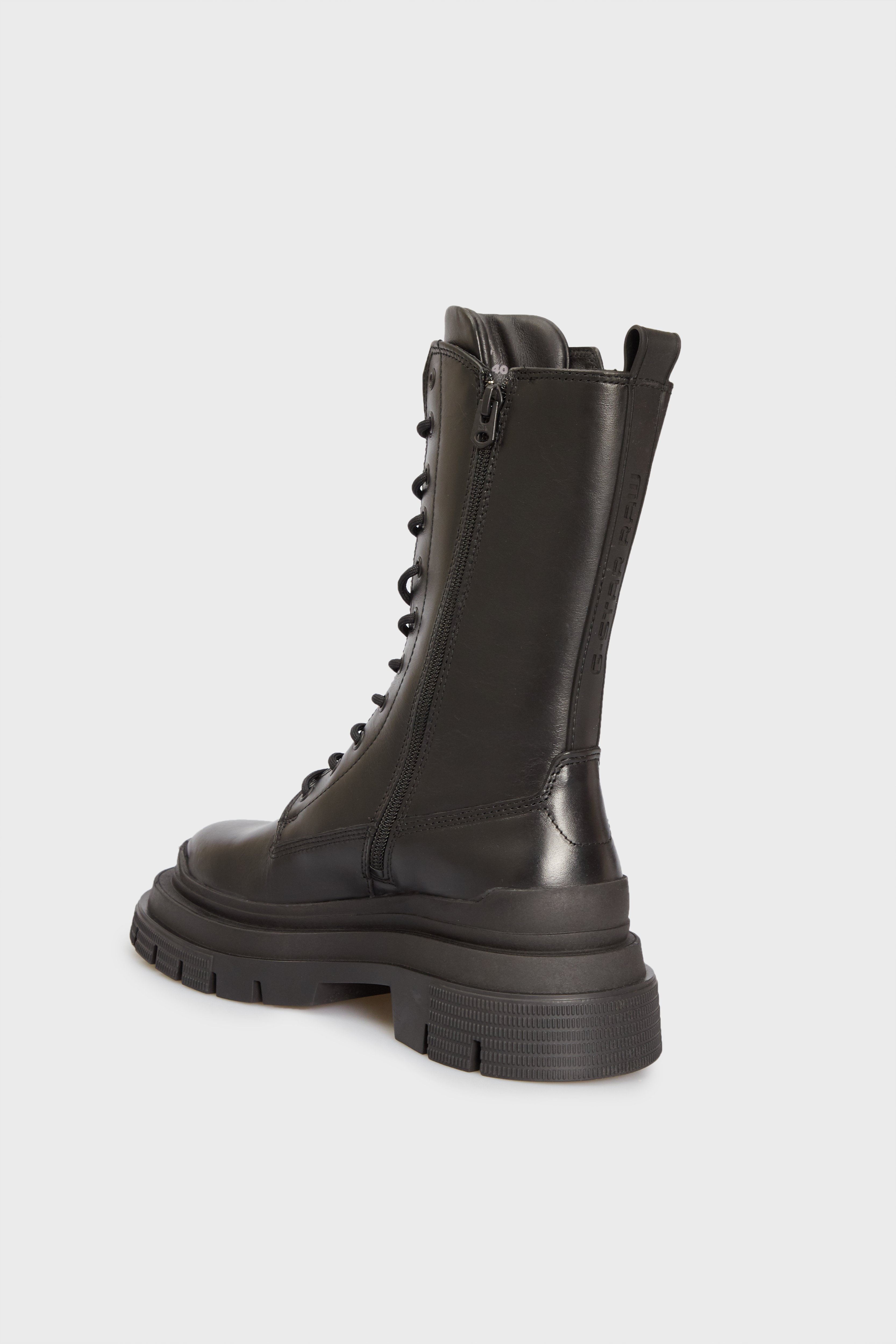 Женские черные кожаные ботинки LINTELL TO HGH LEA 4