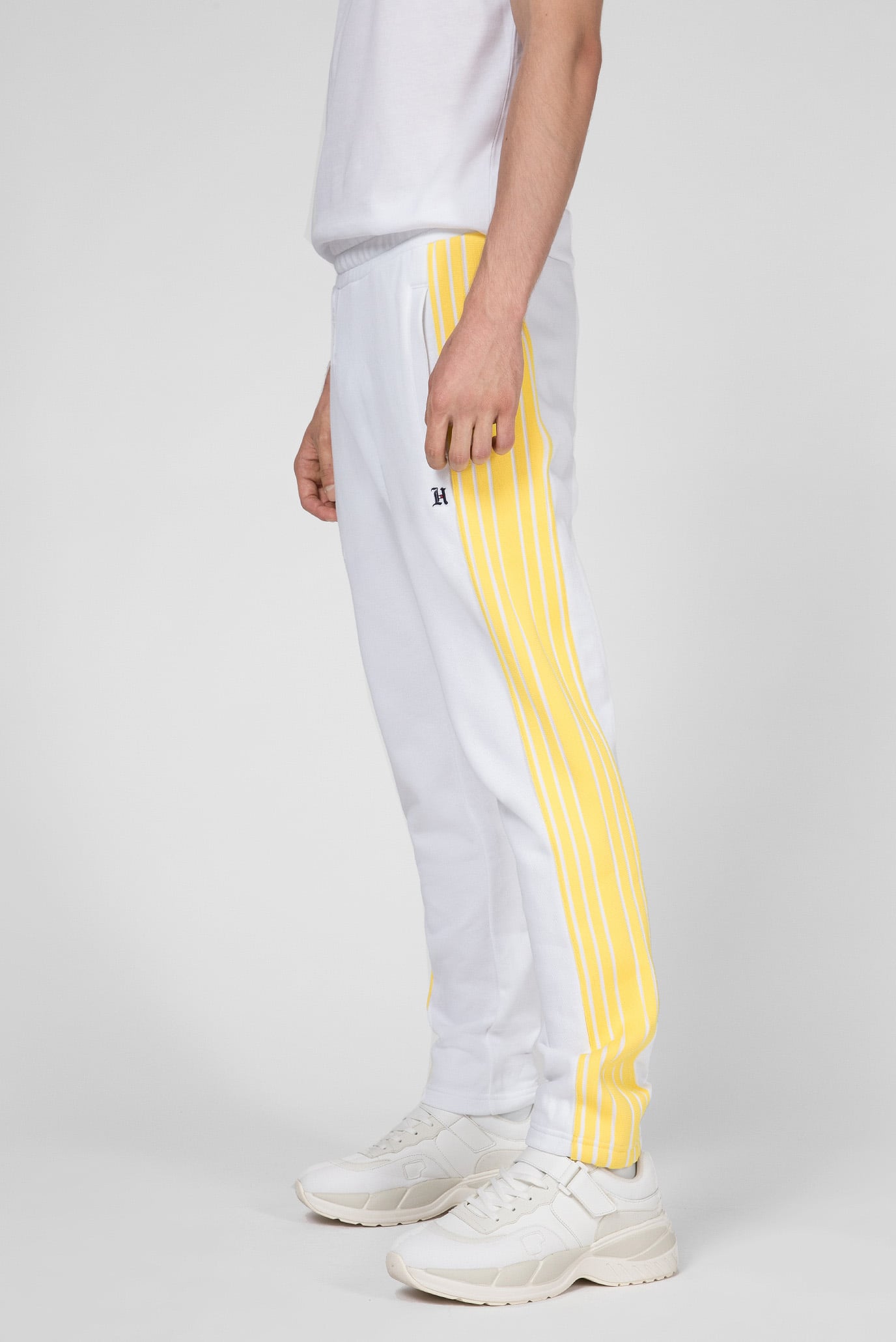 Мужские белые спортивные брюки LEWIS HAMILTON 7