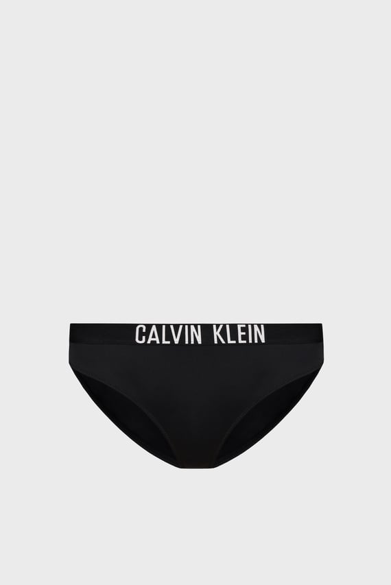 Женские черные трусики от купальника Calvin Klein