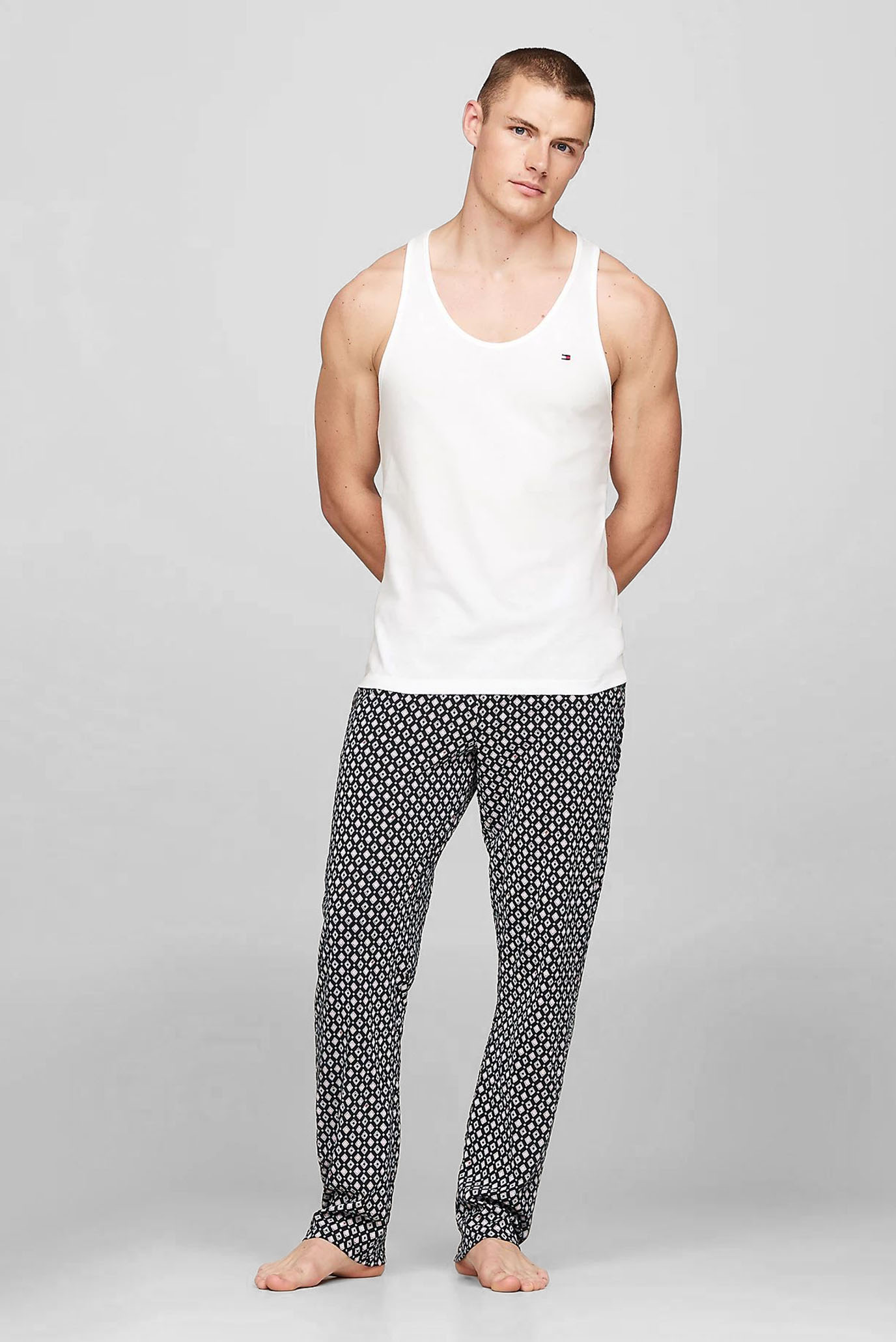 Мужская белая майка (3 шт) 3